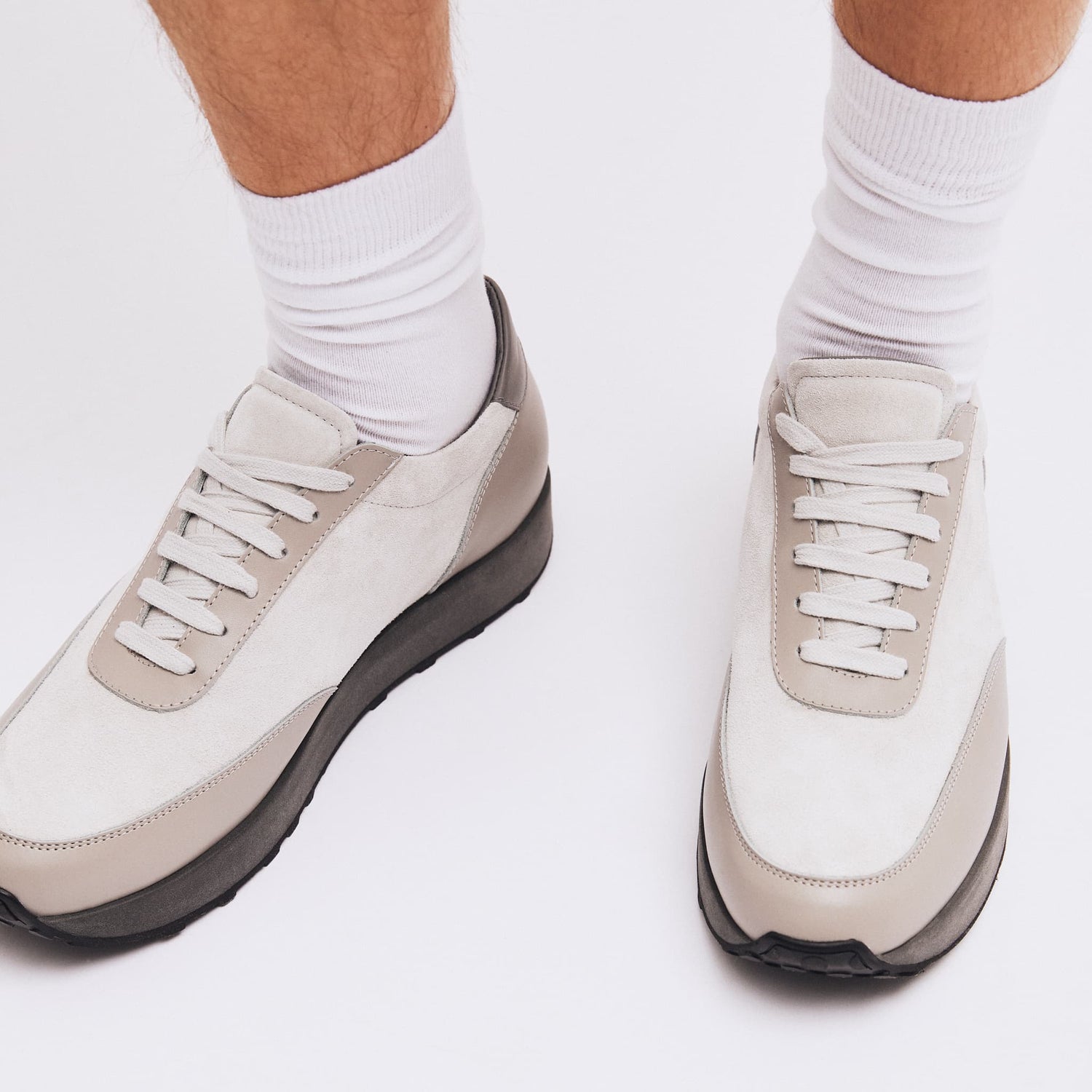 Track Calfskin Sneaker