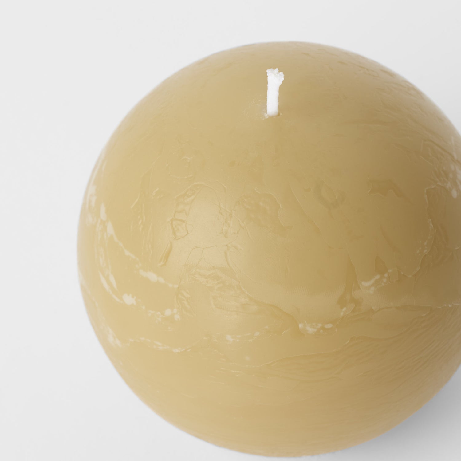 Hand Cast Sphere Candle
