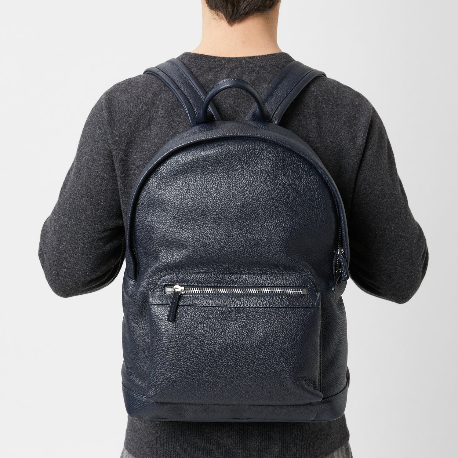 Full-Grain Leather Classic Backpack