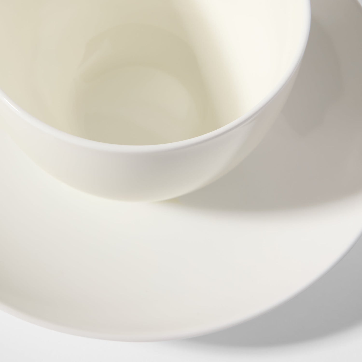 Bone China Cappuccino Cup With Saucer 2-P