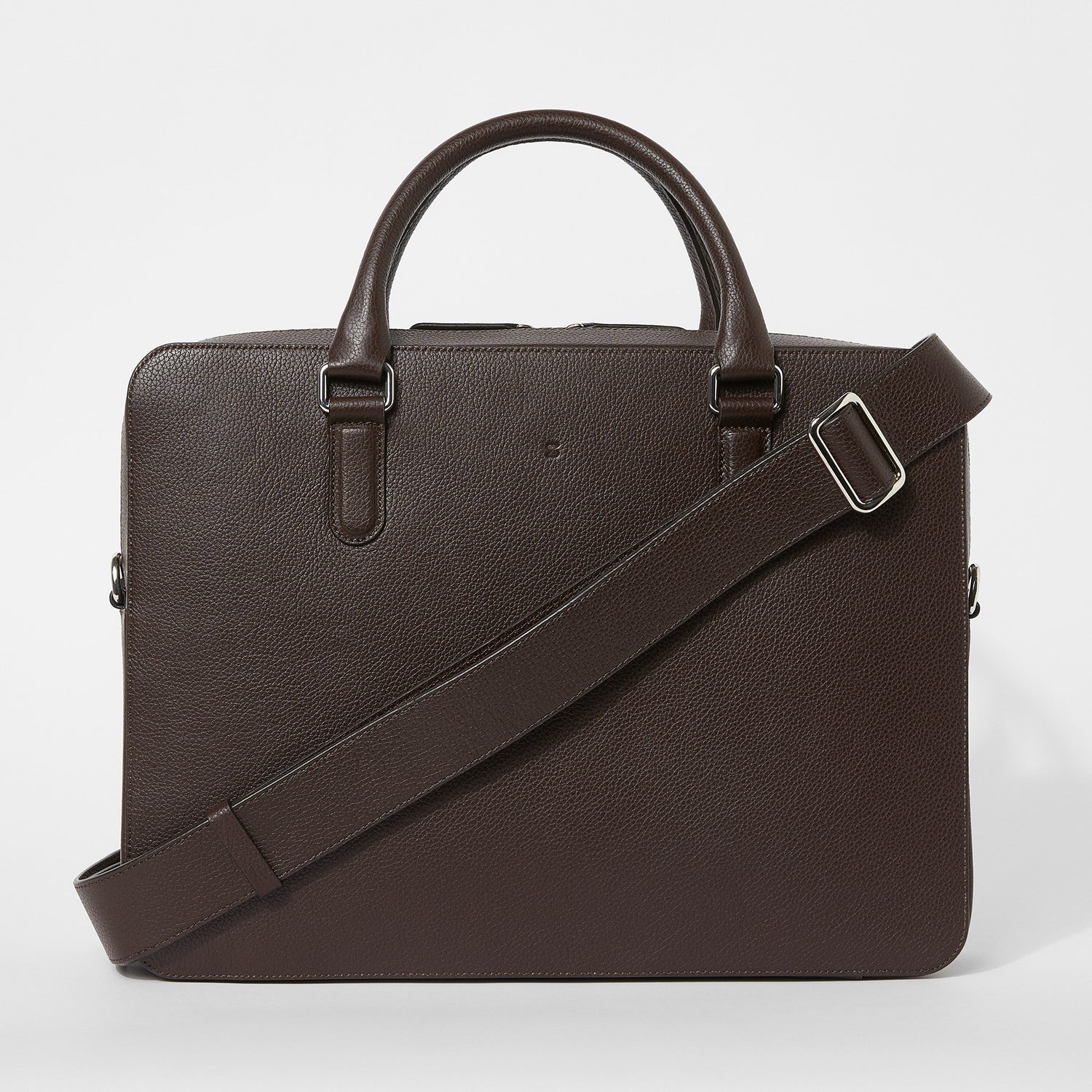 Full-Grain Leather Briefcase