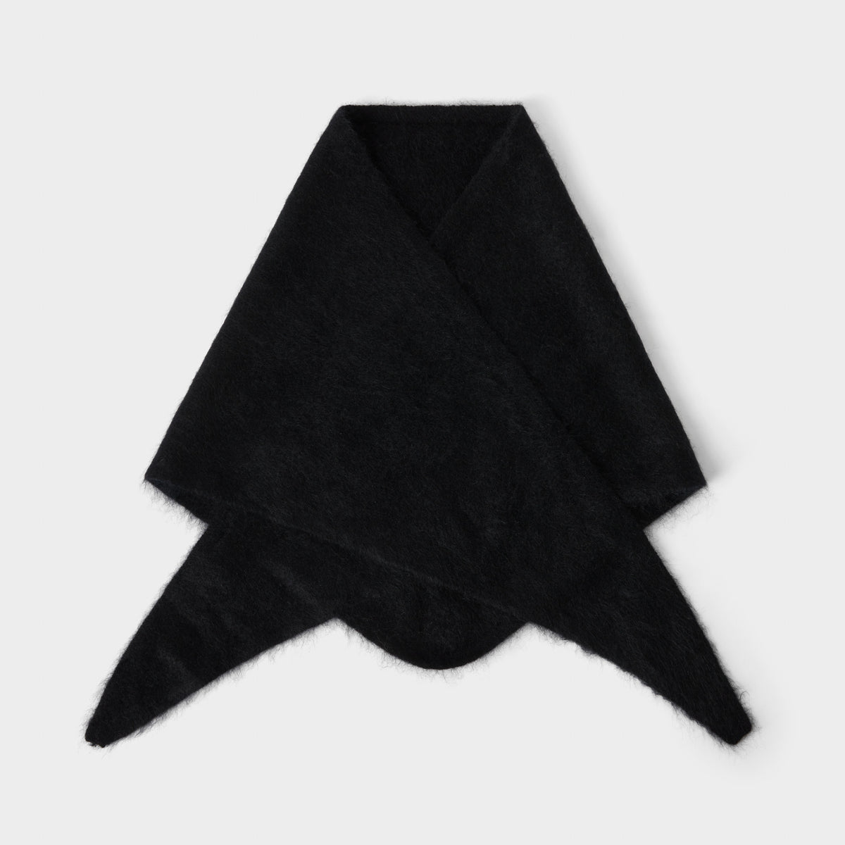 Brushed Cashmere Triangle Scarf