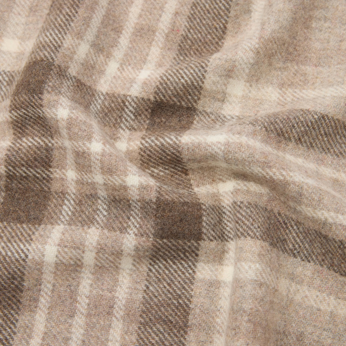 Checked Wool-Cashmere Scarf