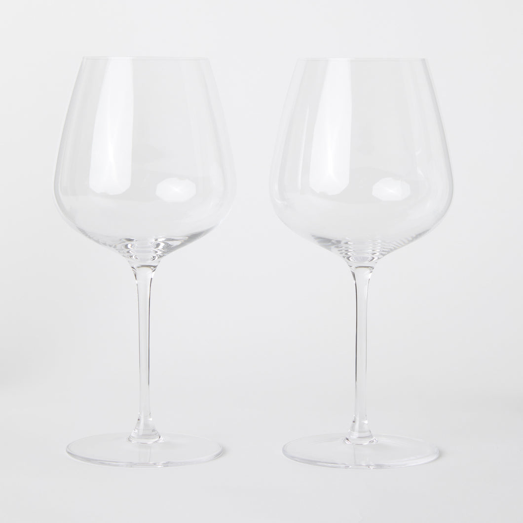 Crystal Red Wine Glass 2-P