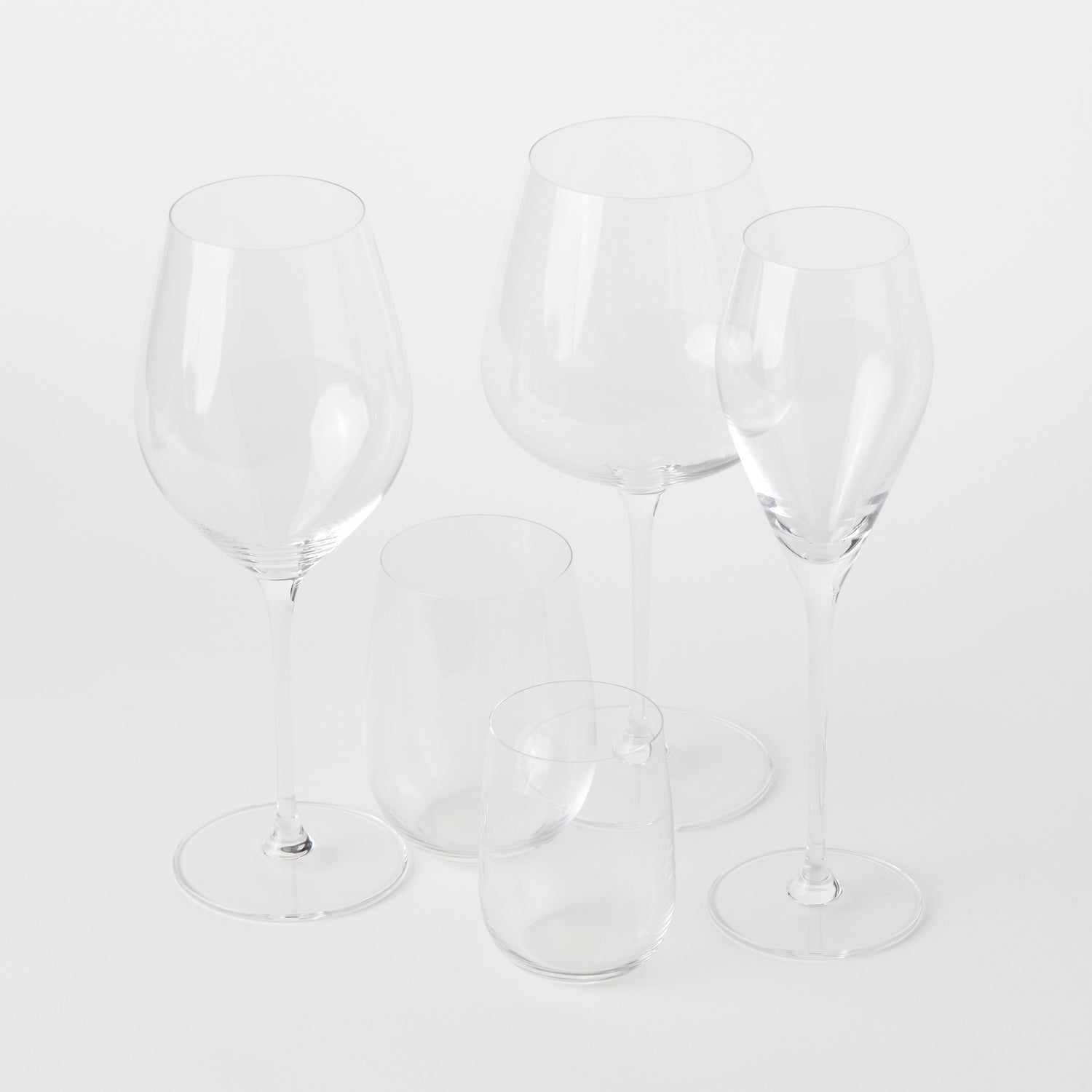 Crystal Tumbler Glass Medium 2-P