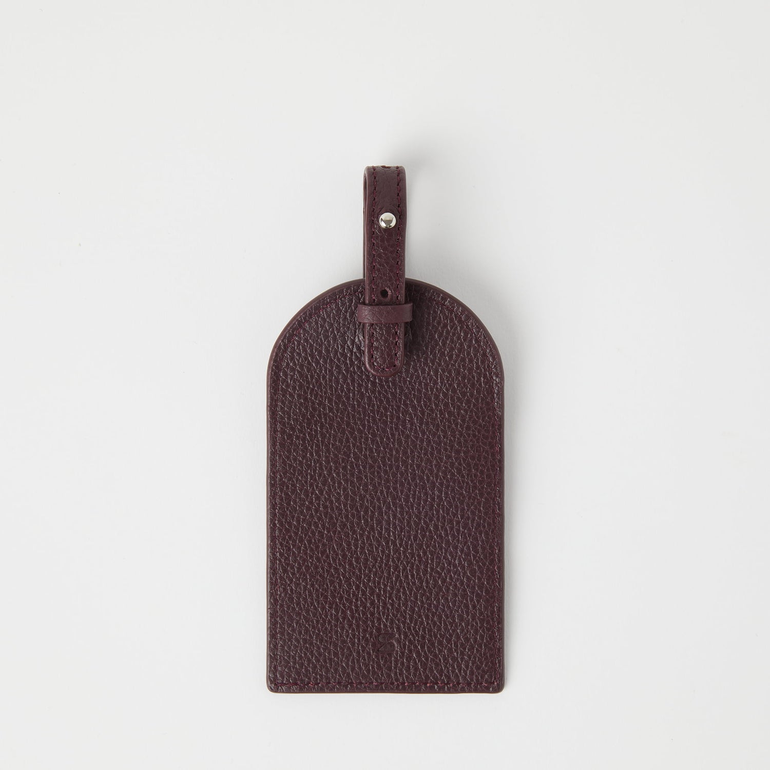 Full-Grain Leather Luggage Tag