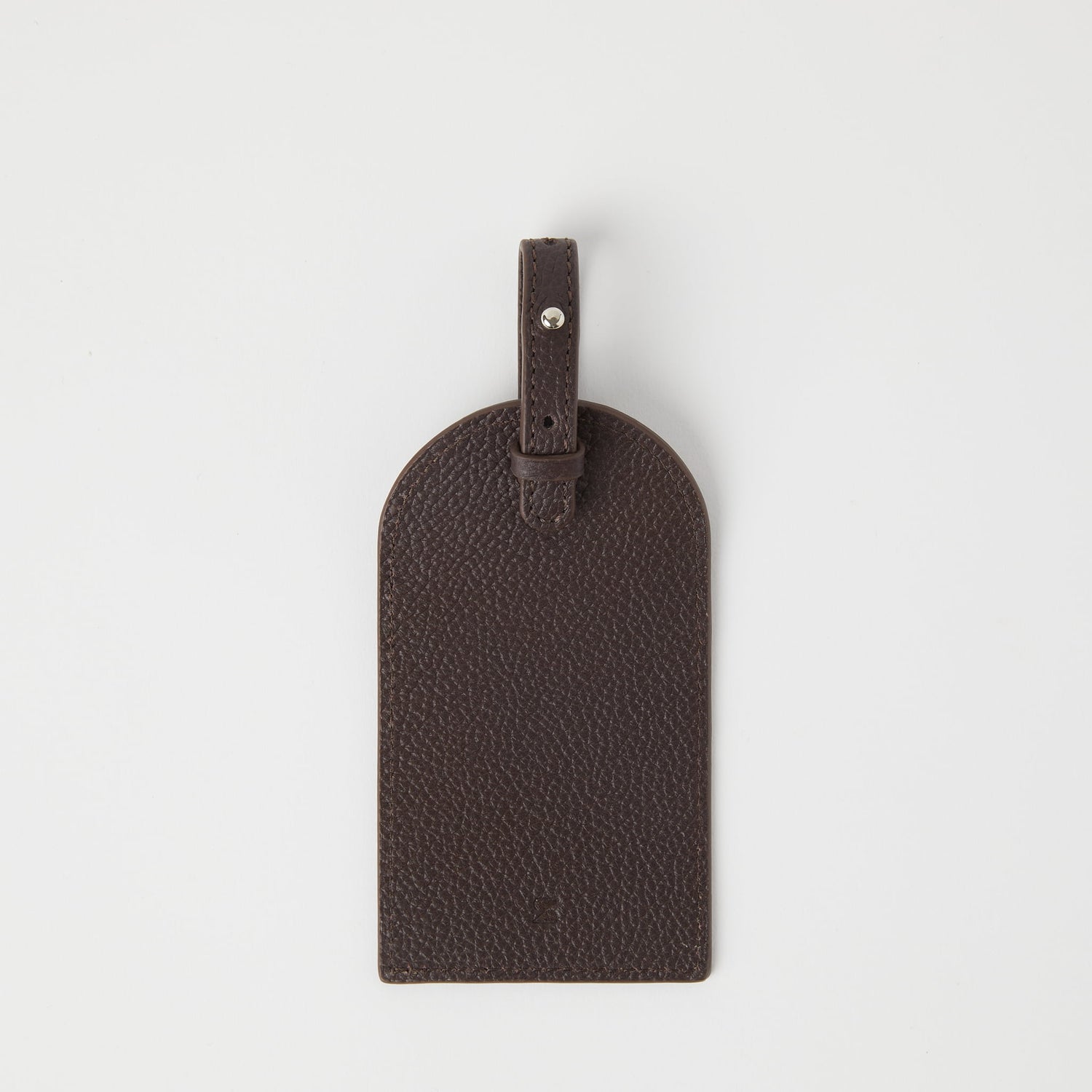 Full-Grain Leather Luggage Tag