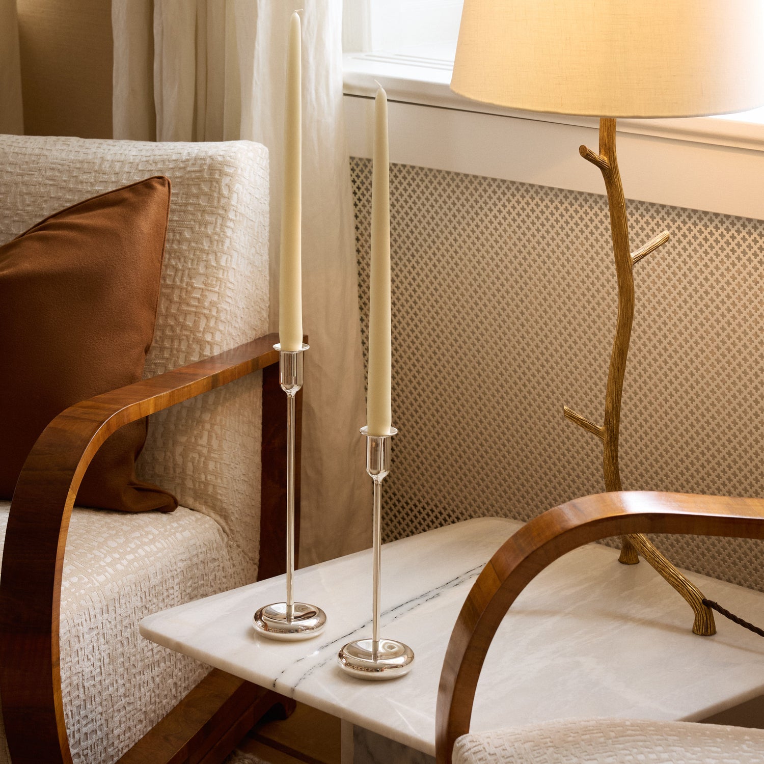 Silver Plated Candle Stick