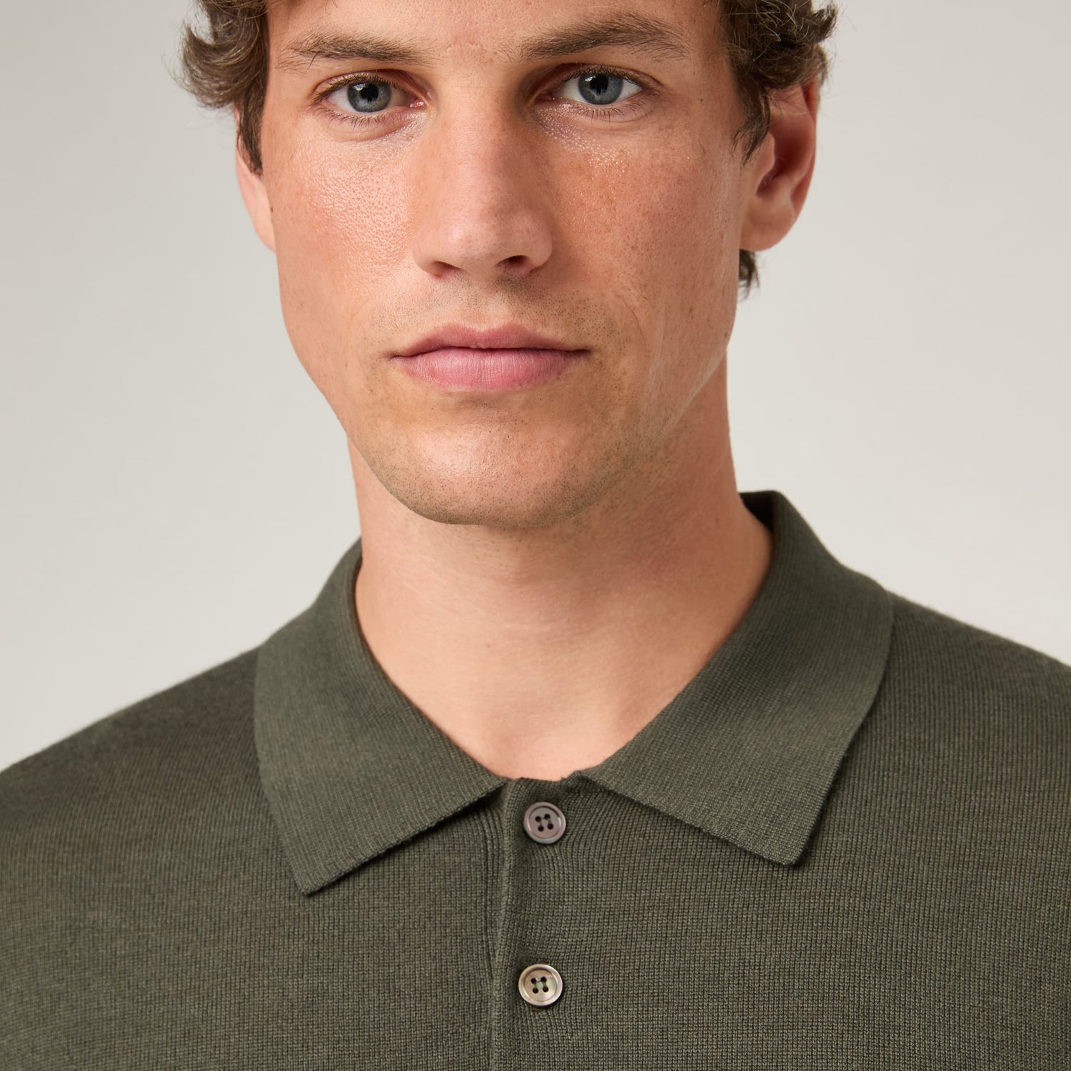 Men's Merino Long Sleeve Polo