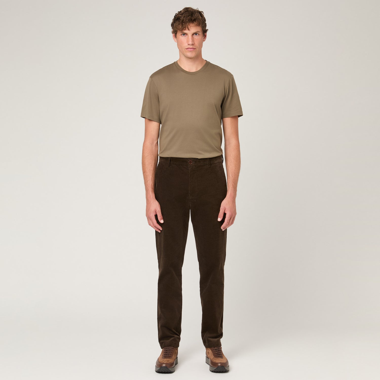 Men's Tapered Corduroy Trousers