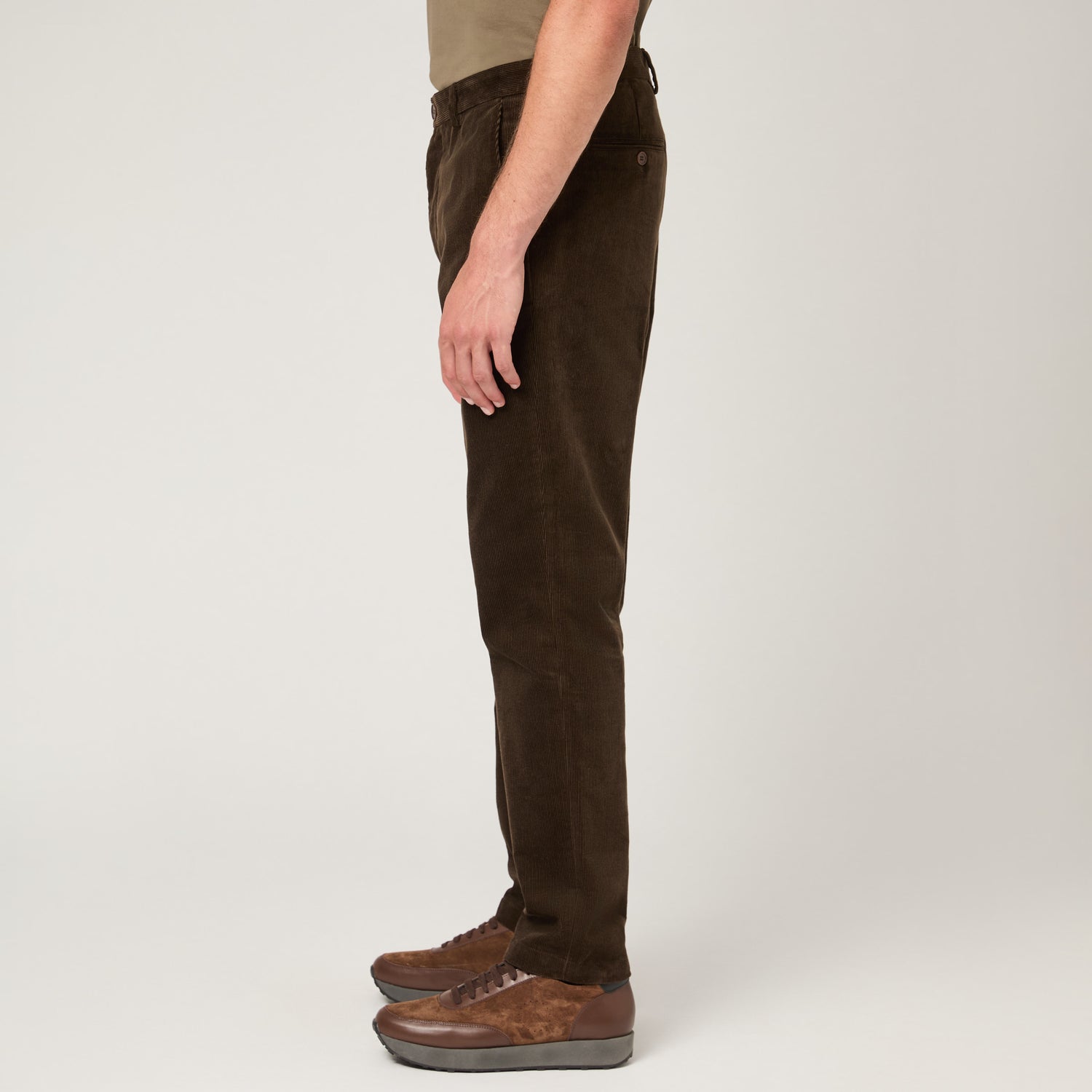 Men's Tapered Corduroy Trousers