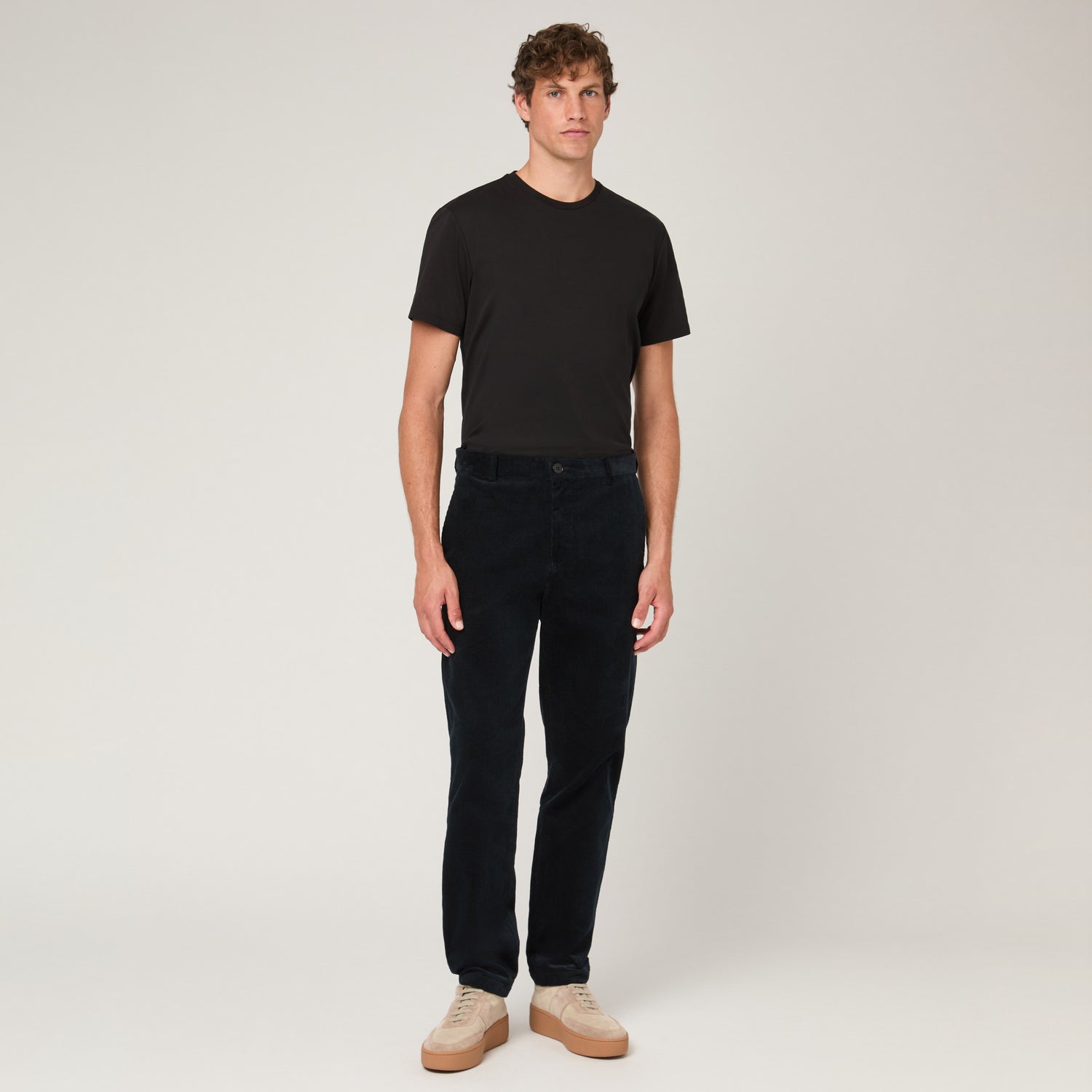 Men's Tapered Corduroy Trousers