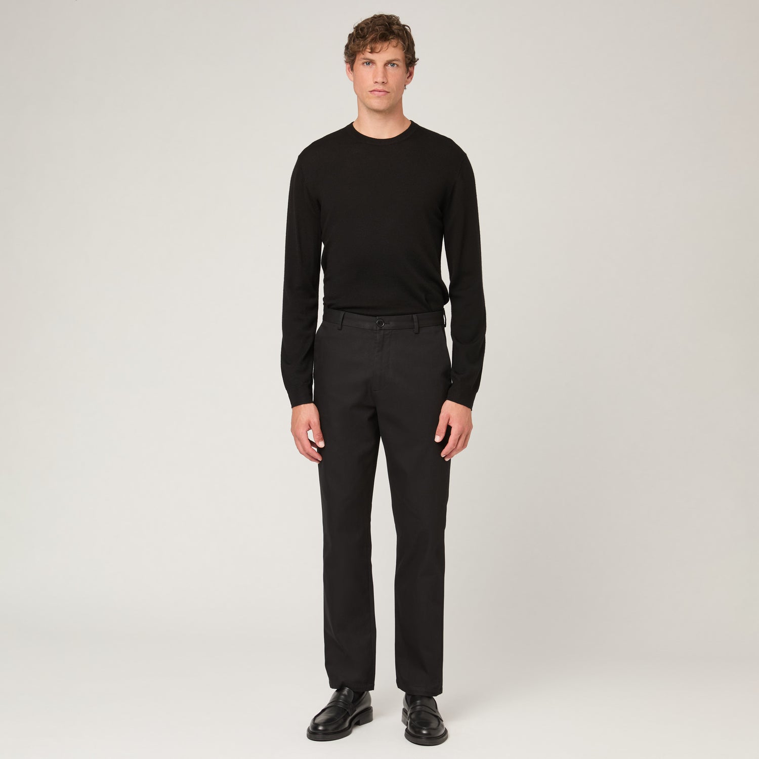 Men's Tapered Cotton Twill Chinos