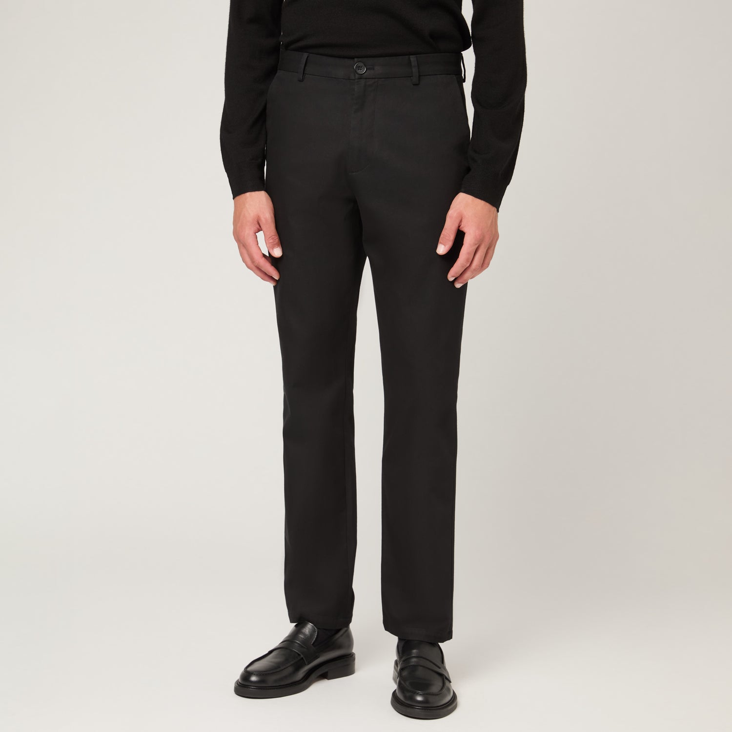 Men's Tapered Cotton Twill Chinos