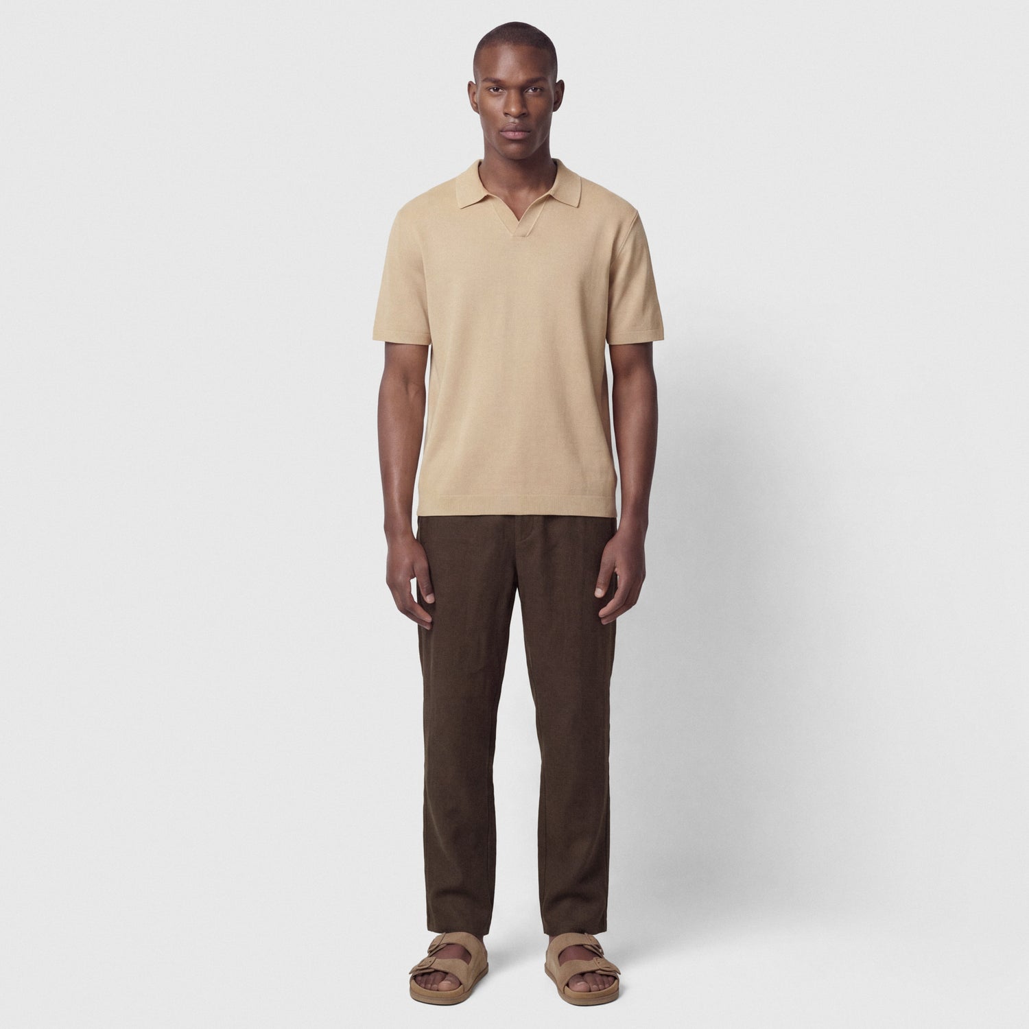 Men's Linen Drawstring Trousers