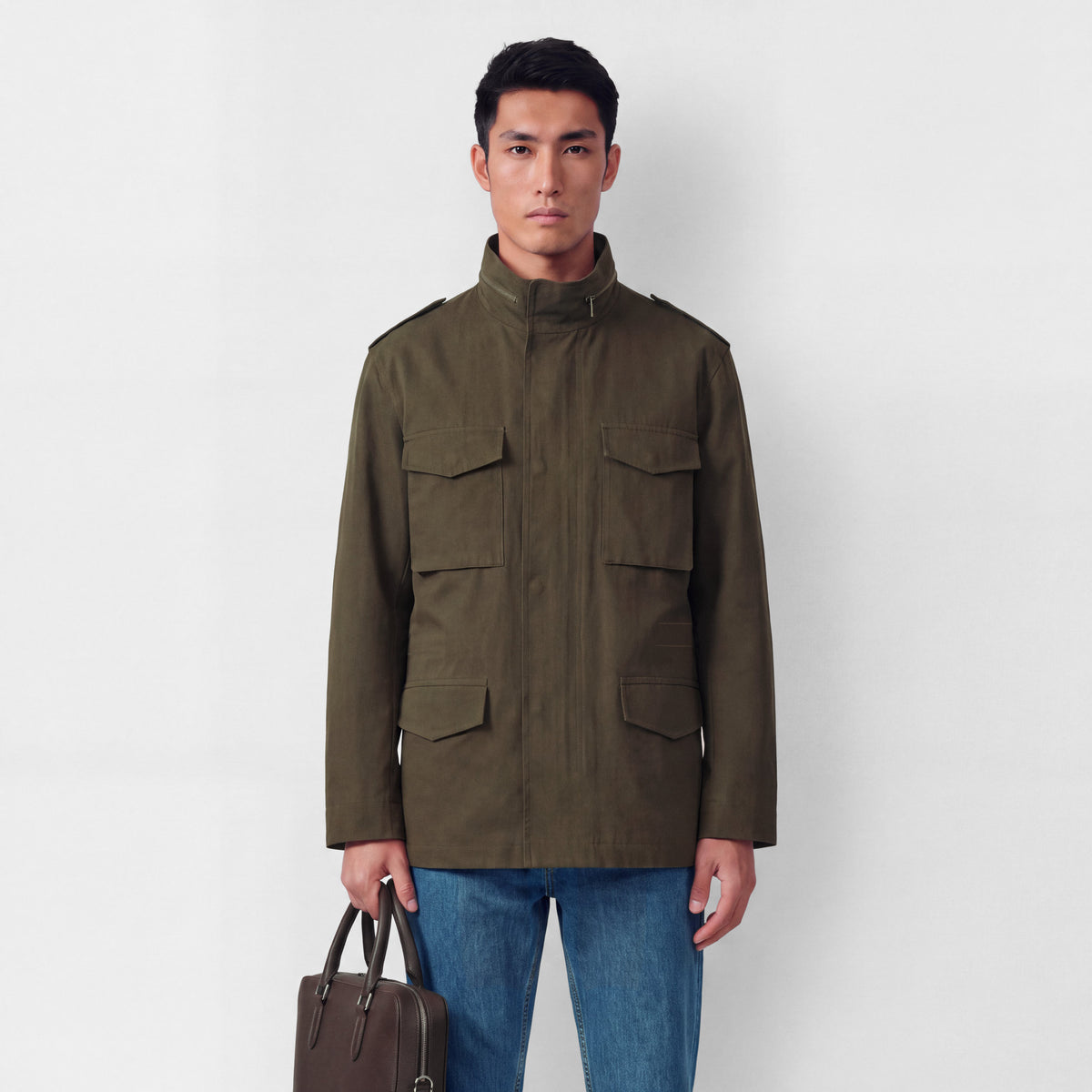 Men's Cotton-Twill Field Jacket