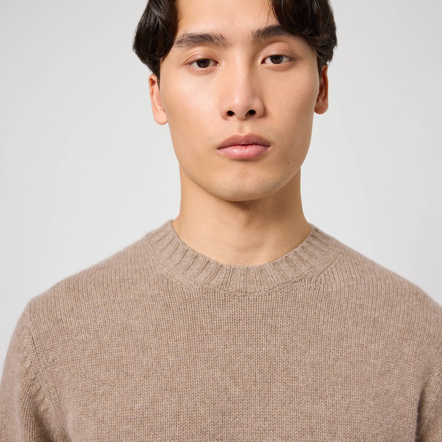 Men's Heavy Cashmere Crewneck Sweater