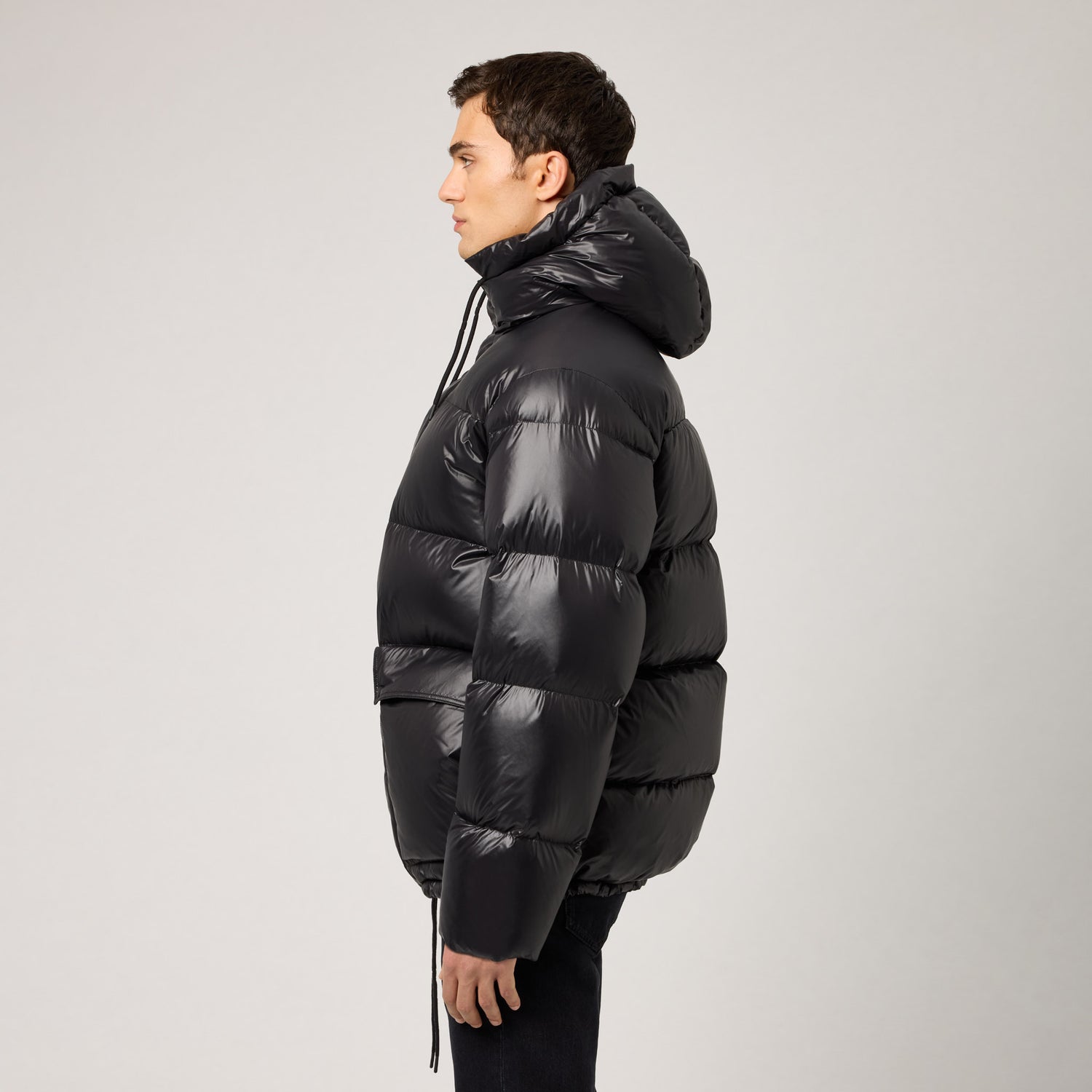 Men's Hooded Goose Down Puffer