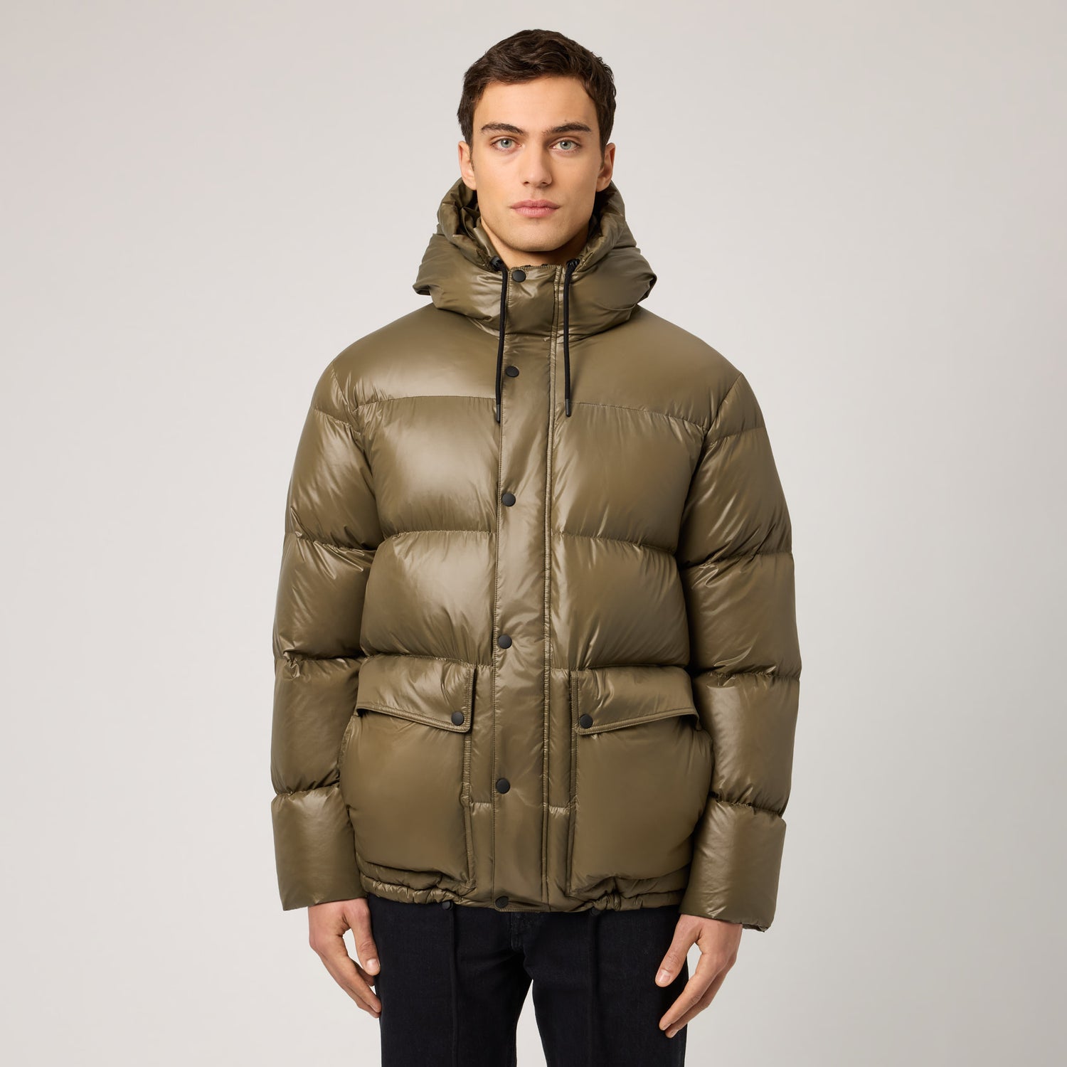 Men's Hooded Goose Down Puffer
