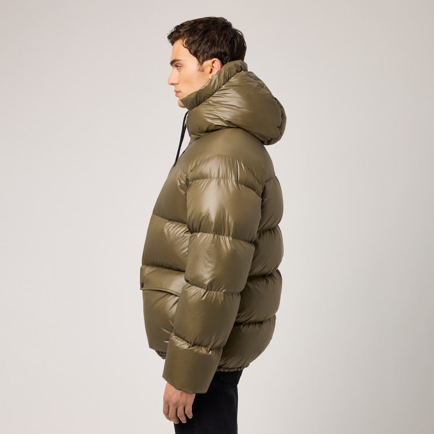 Men's Hooded Goose Down Puffer