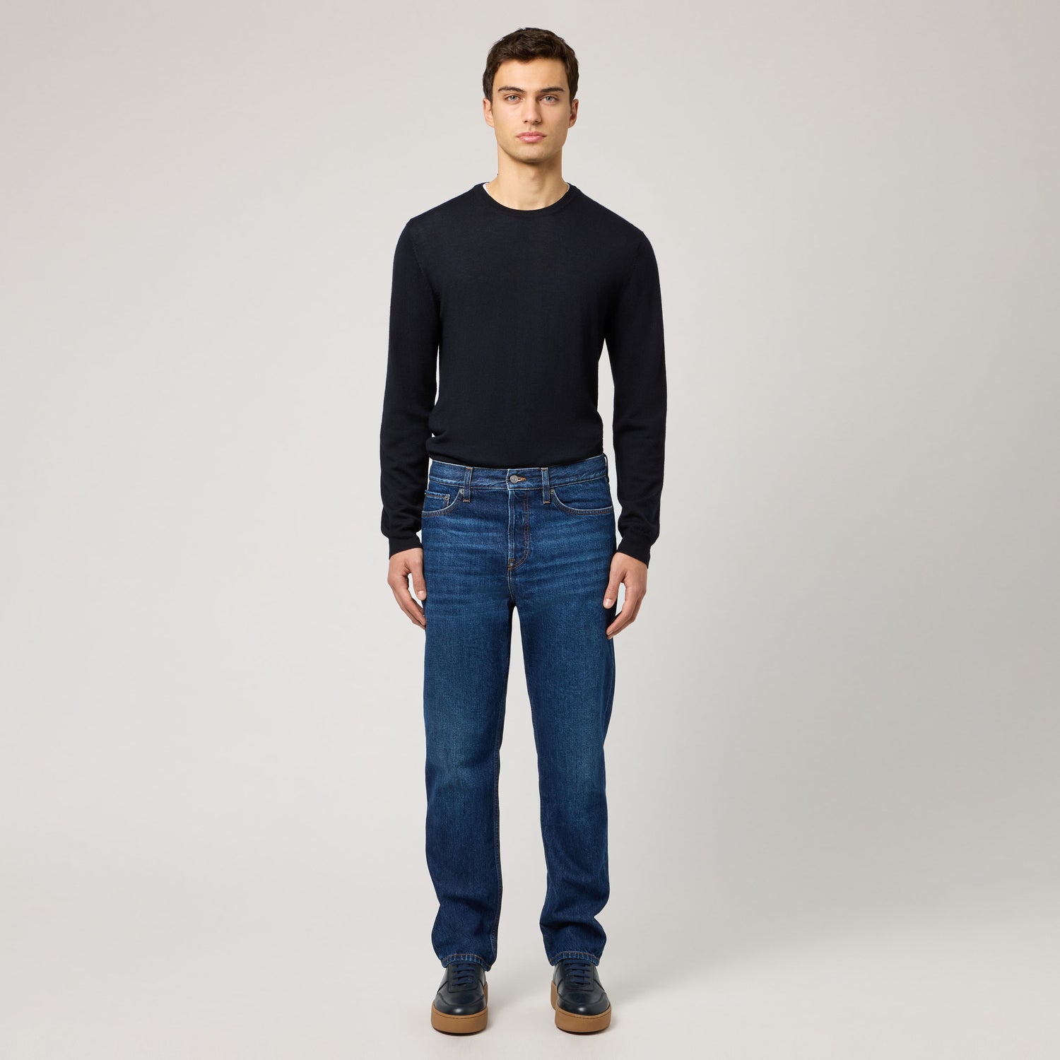 Men's Regular Fit Tapered Denim
