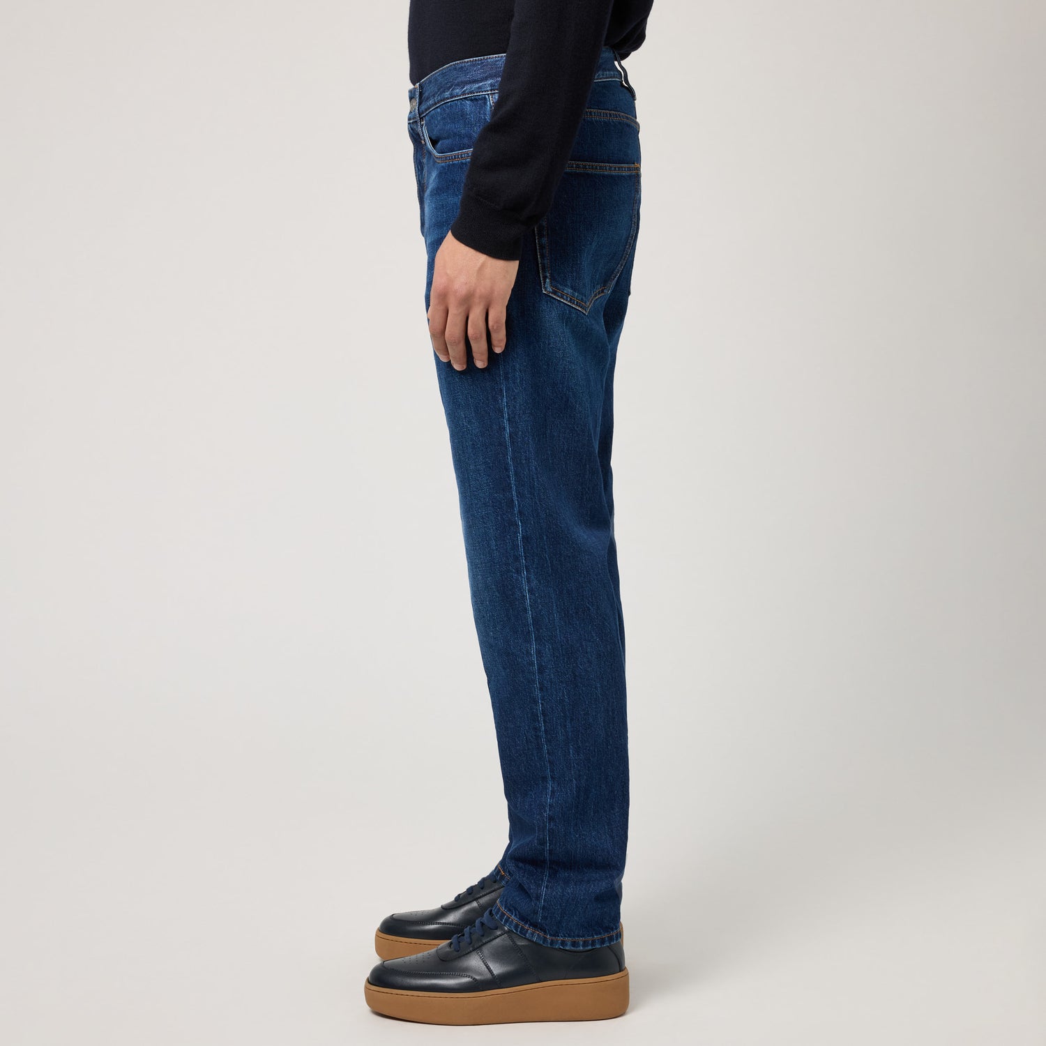 Men's Regular Fit Tapered Denim
