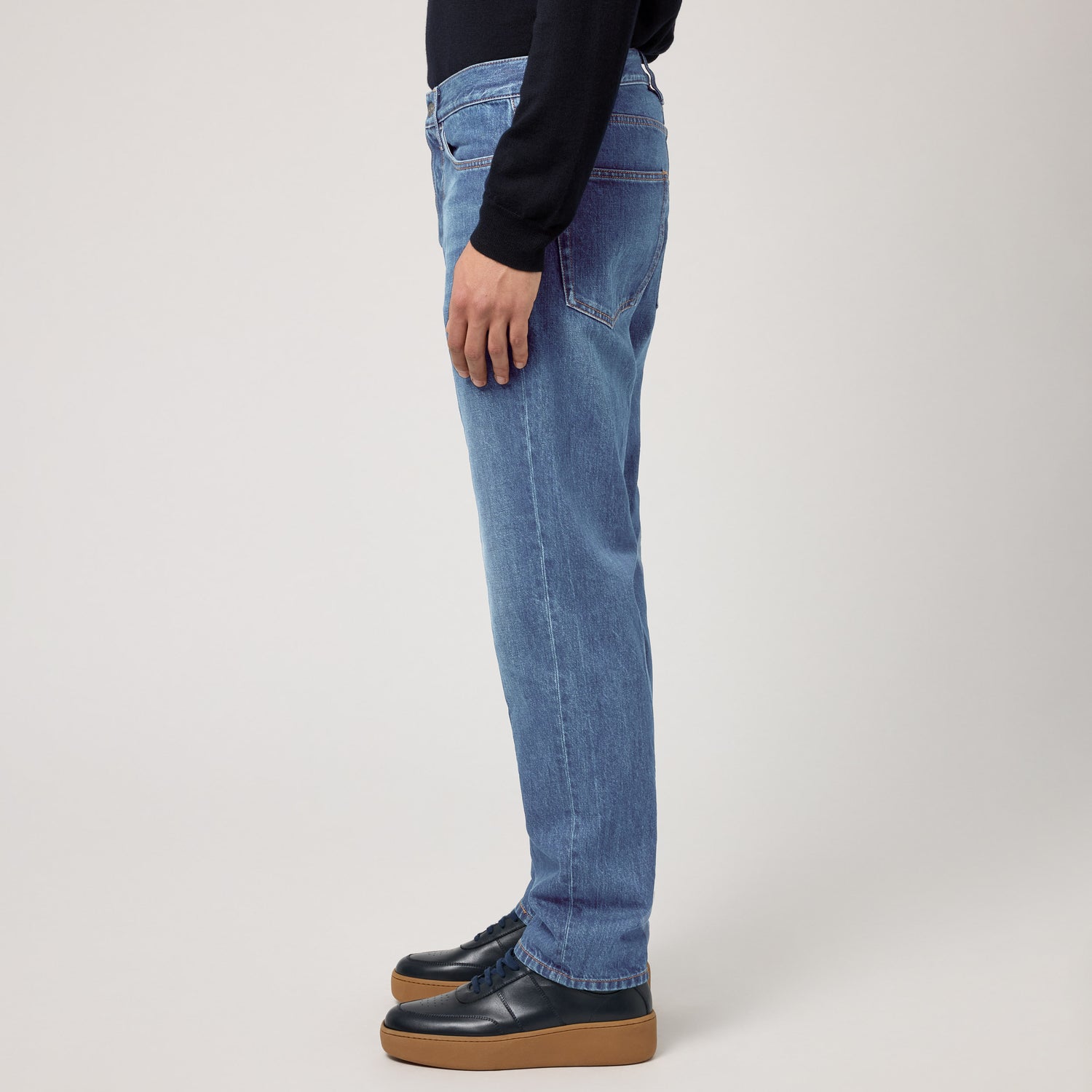 Men's Regular Fit Tapered Denim