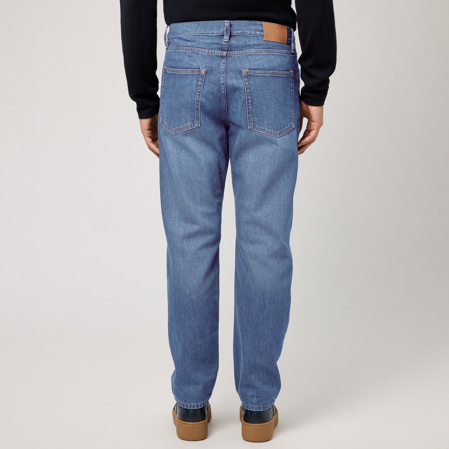 Men's Regular Fit Tapered Denim