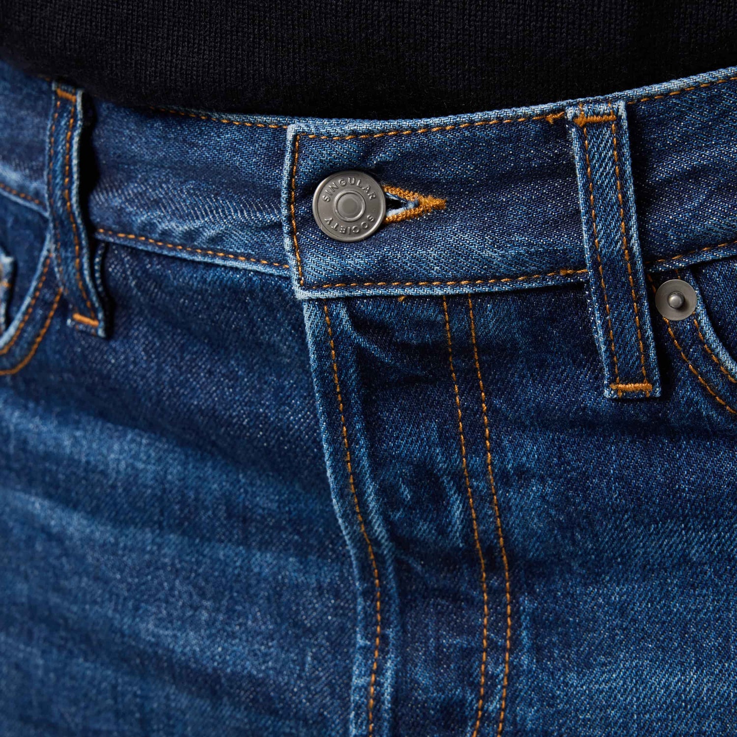 Men's Regular Fit Tapered Denim