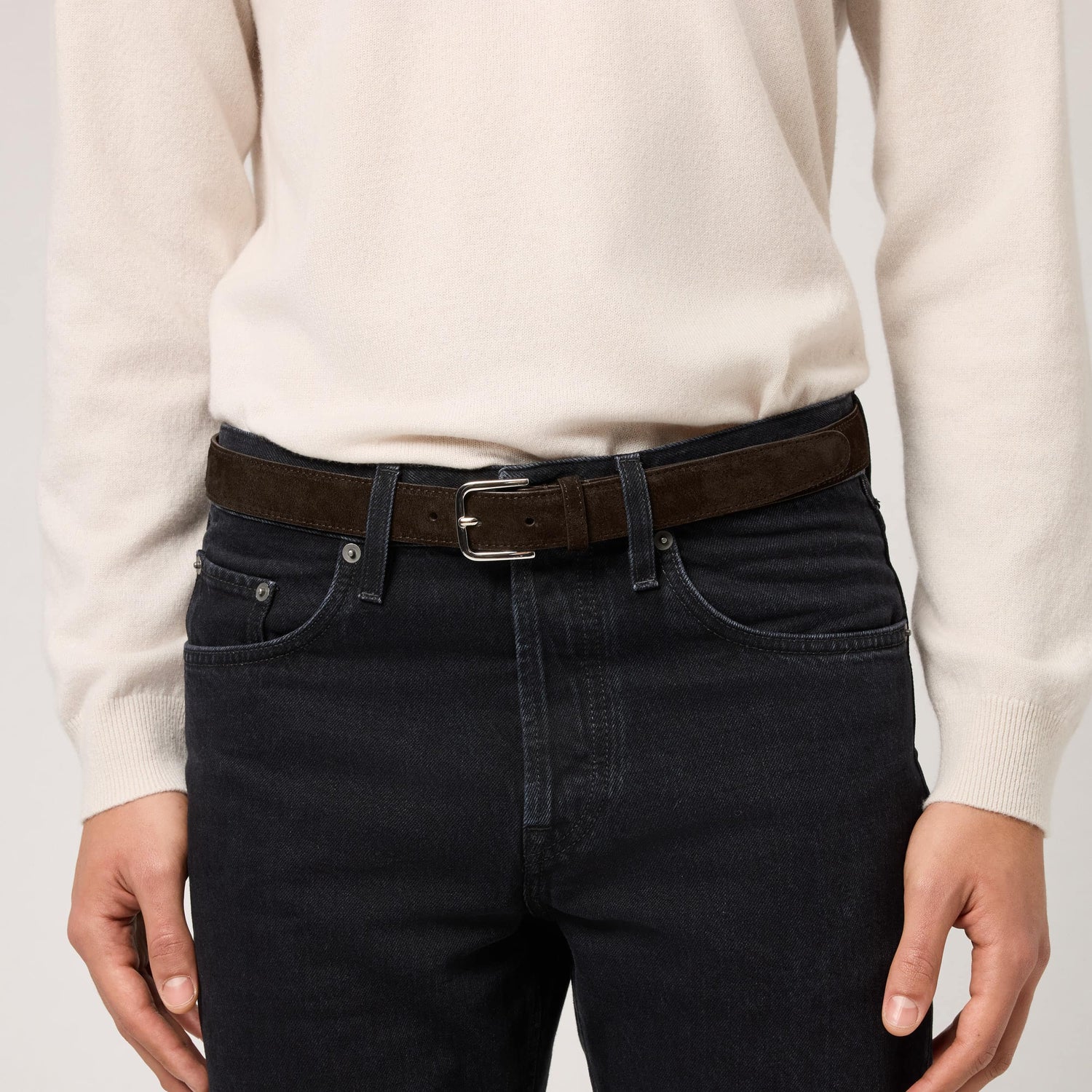 Men's Suede Belt 30mm