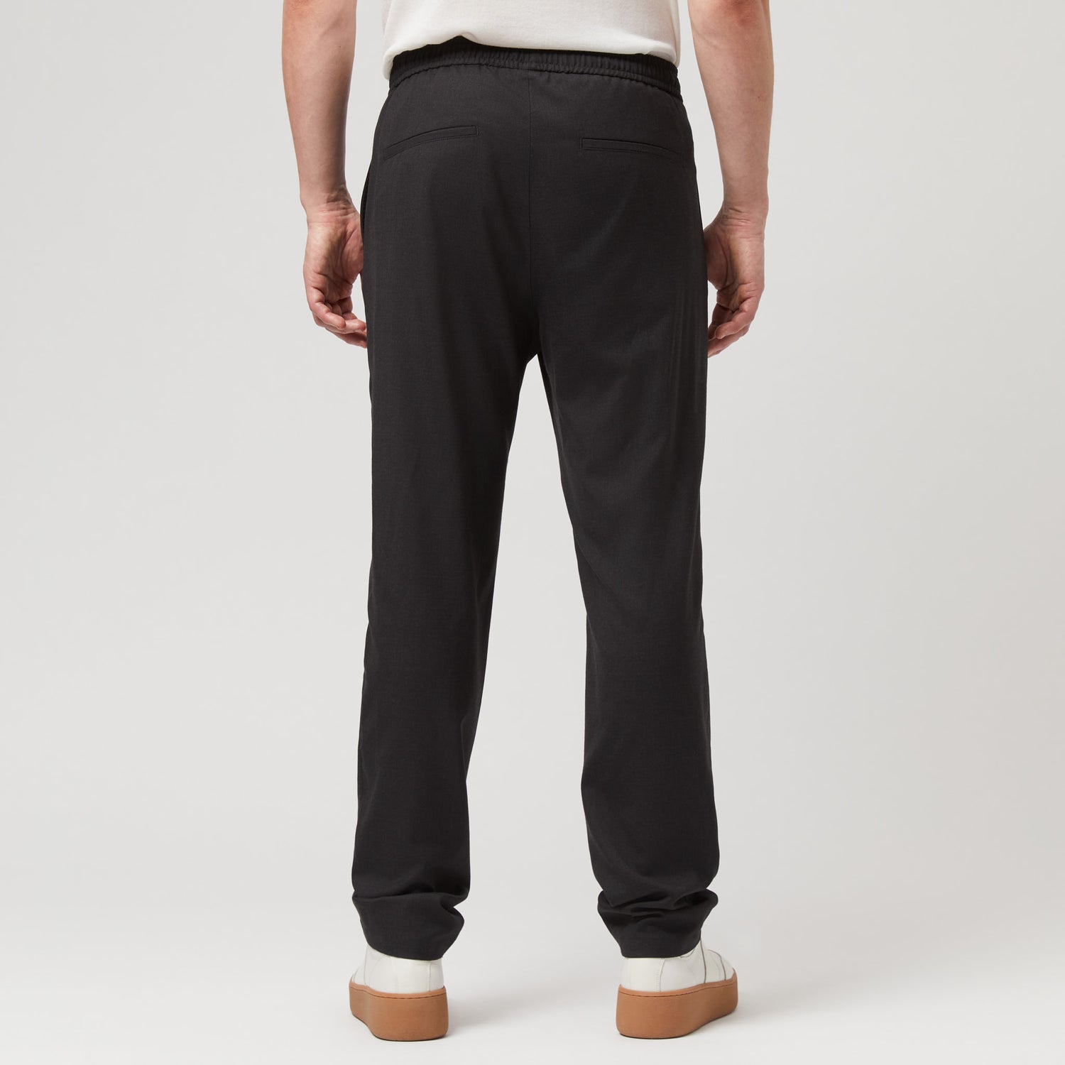 Men's Wool Drawstring Trousers