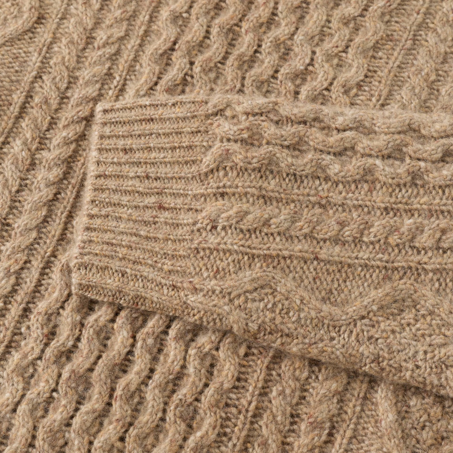 Men's Cashmere Cable Knit Sweater