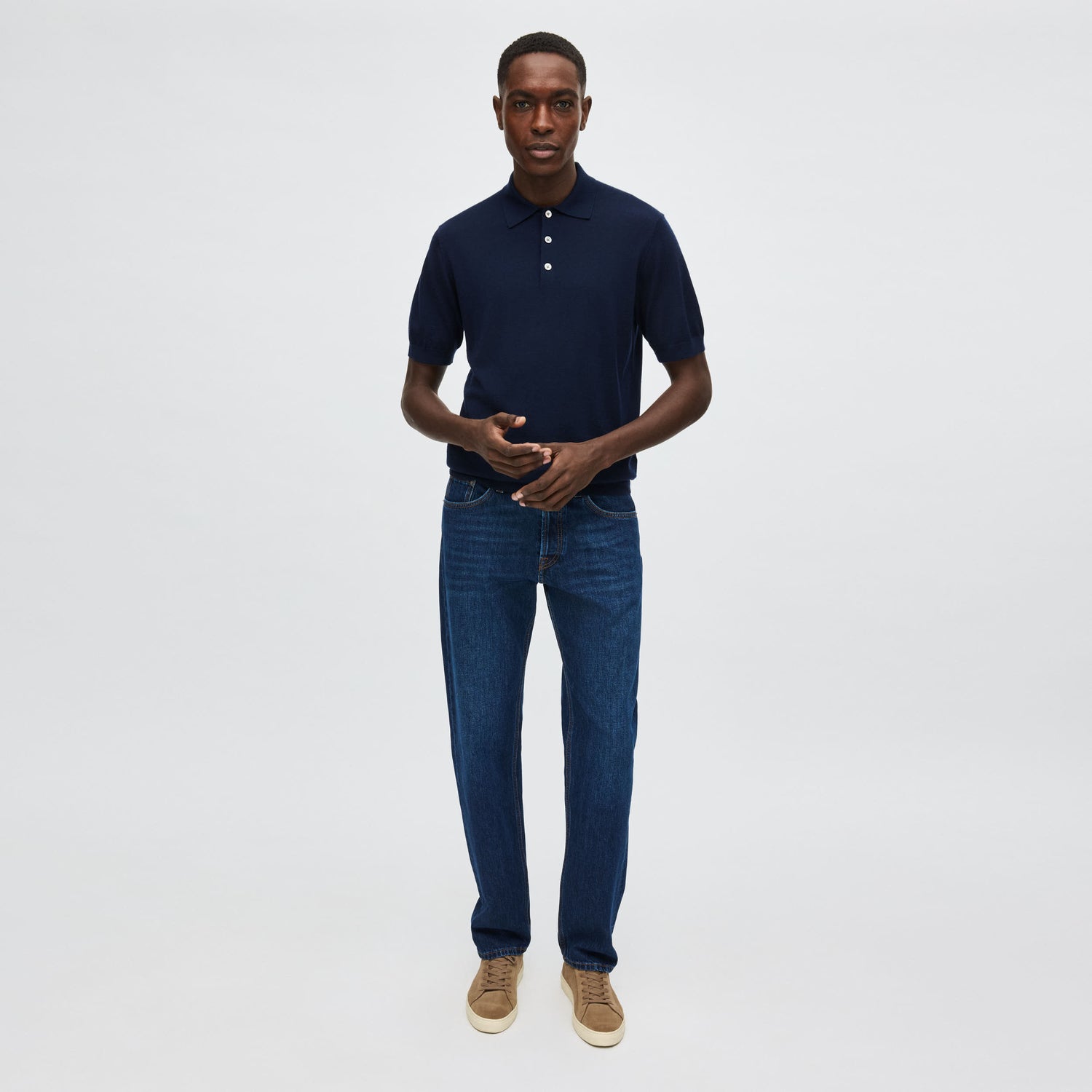 Men's Merino Short Sleeve Polo