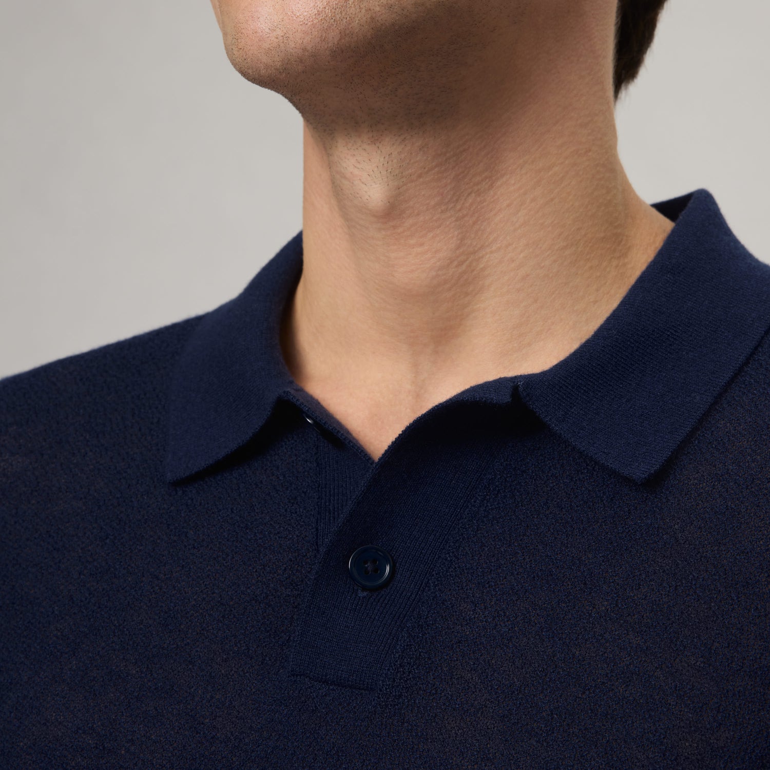 Men's Cashmere-Cotton Boucle Polo