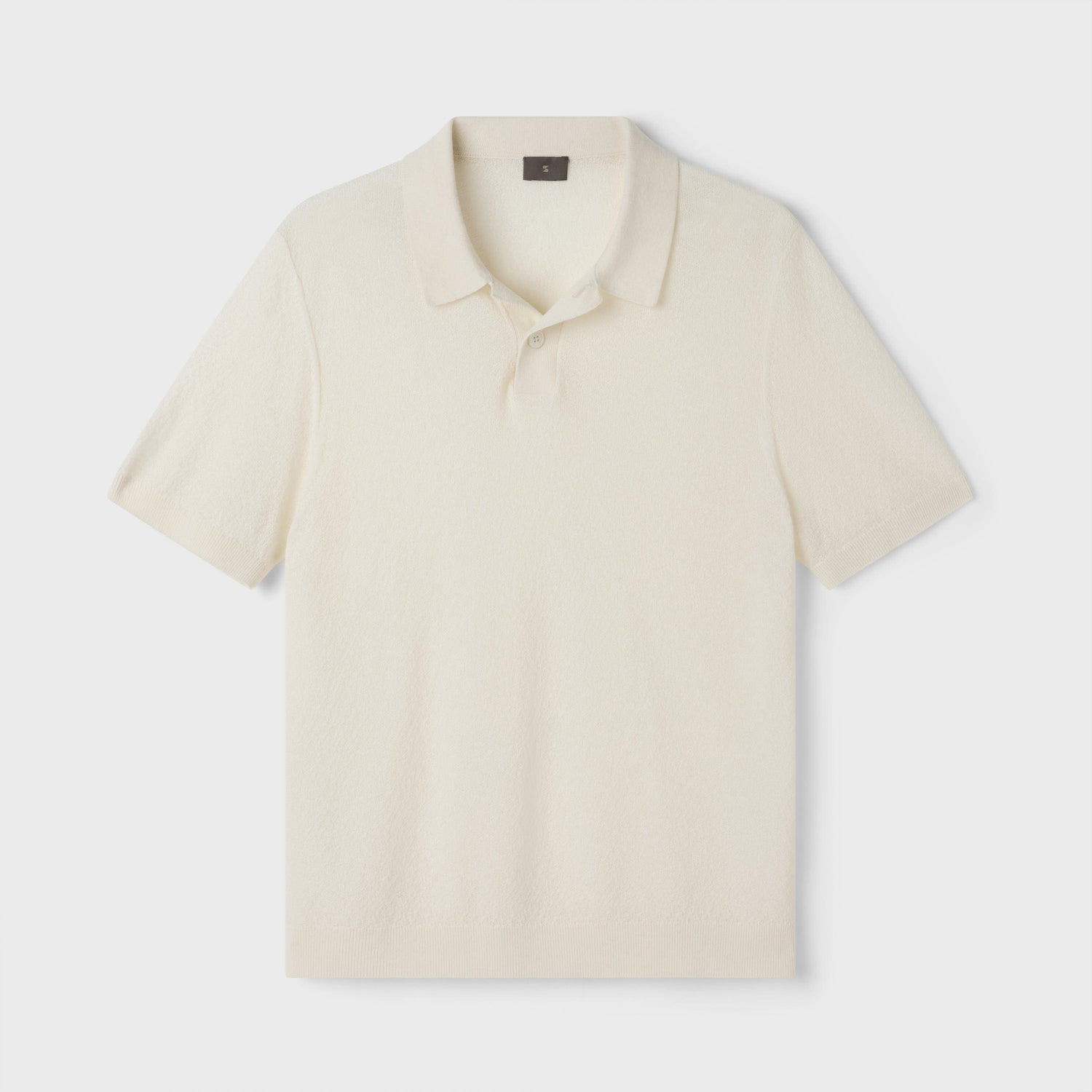 Men's Cashmere-Cotton Boucle Polo