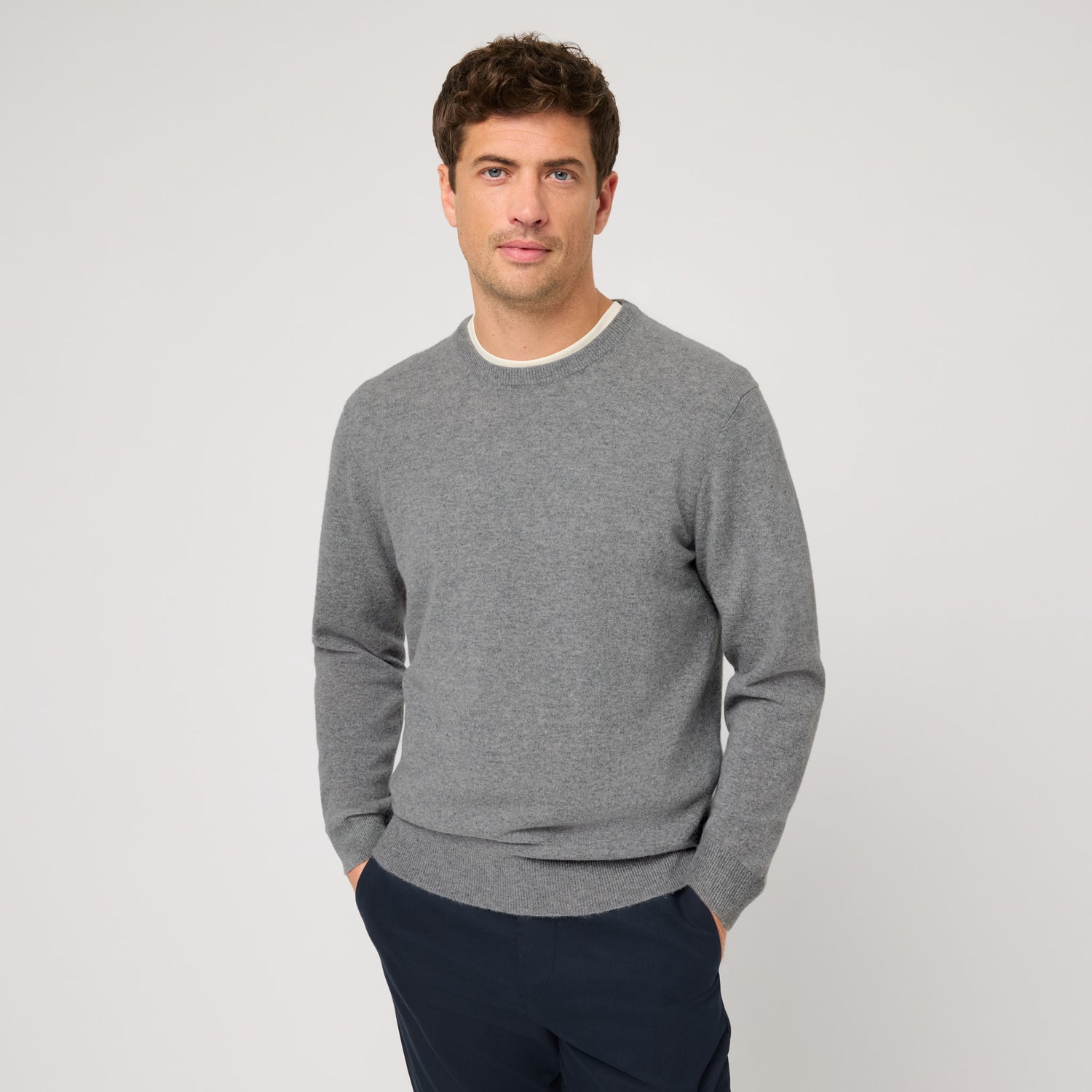 Men's Cashmere Crewneck Sweater