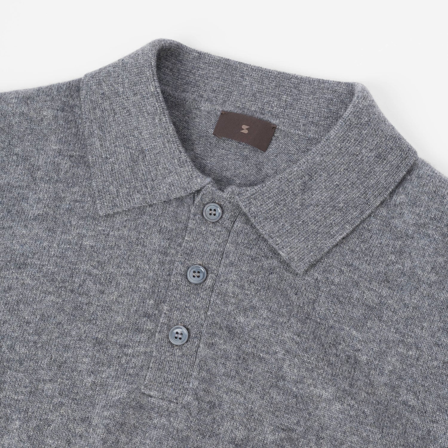 Men's Cashmere Polo Sweater