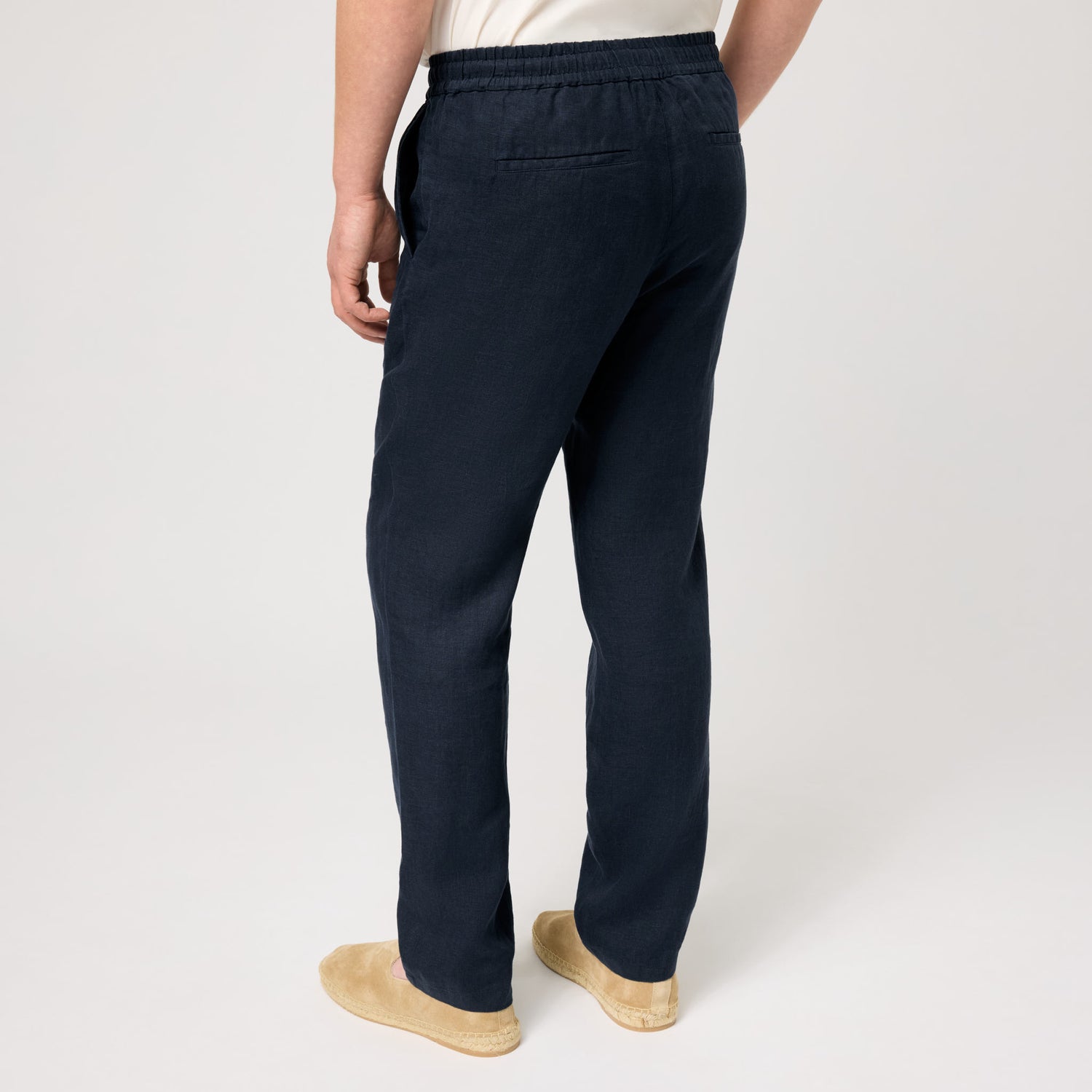 Men's Linen Drawstring Trousers