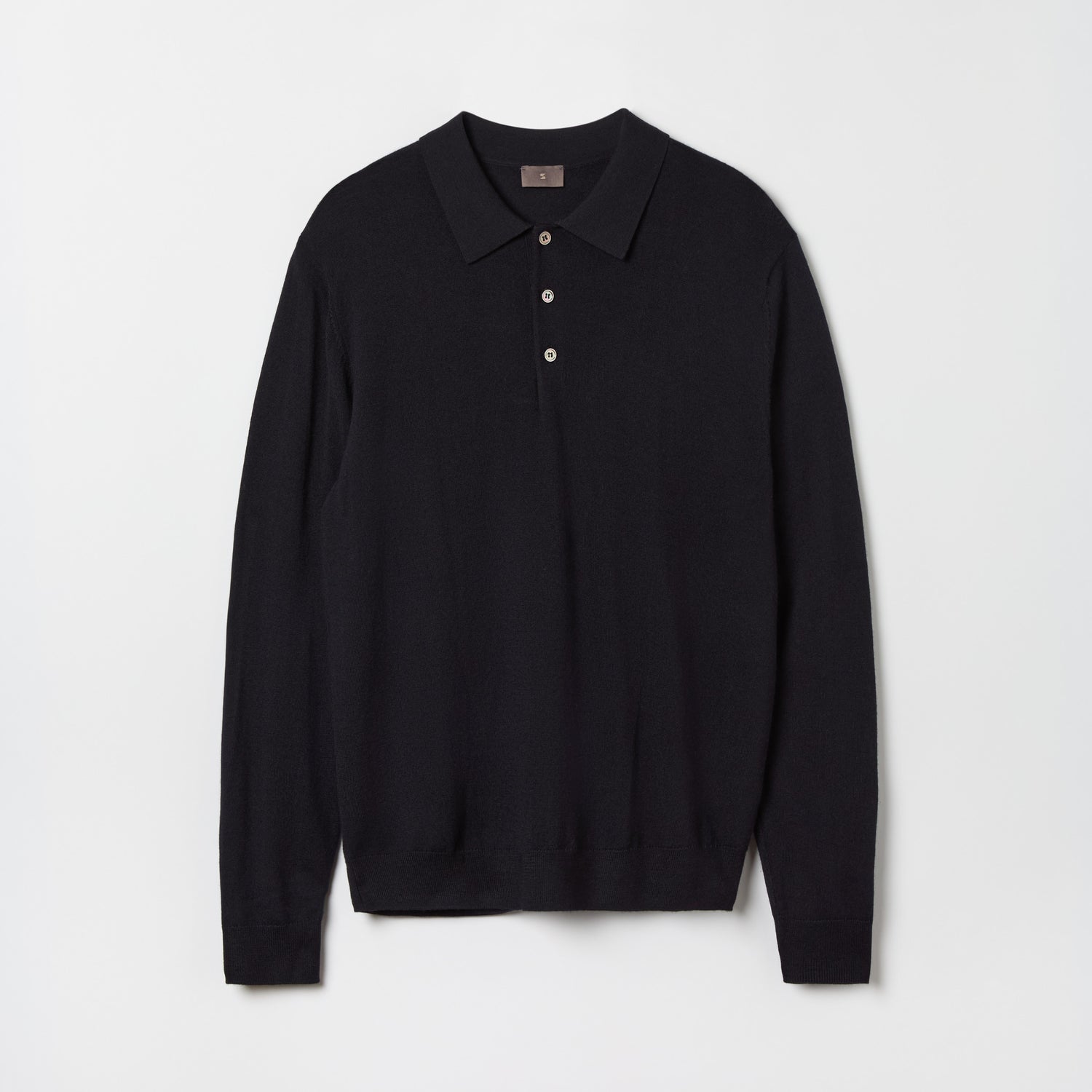 Men's Merino Long Sleeve Polo