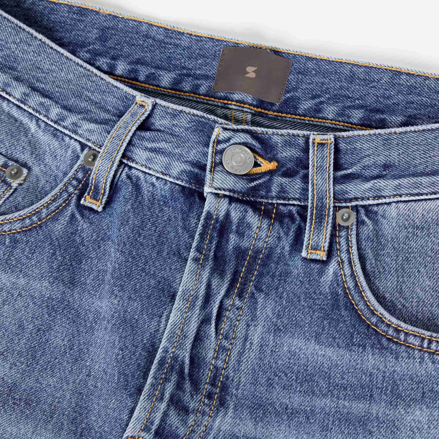 Men's Regular Fit Tapered Denim