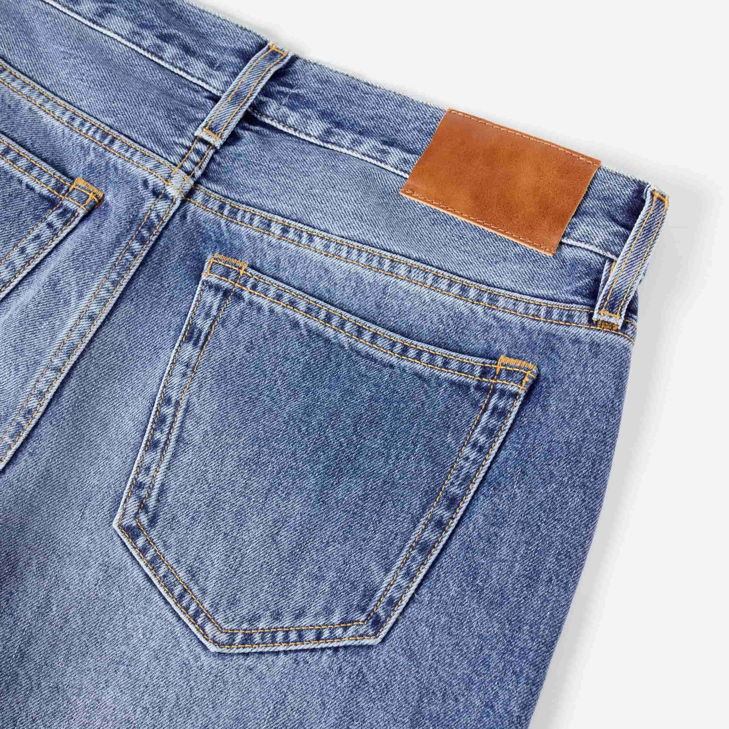 Men's Regular Fit Tapered Denim