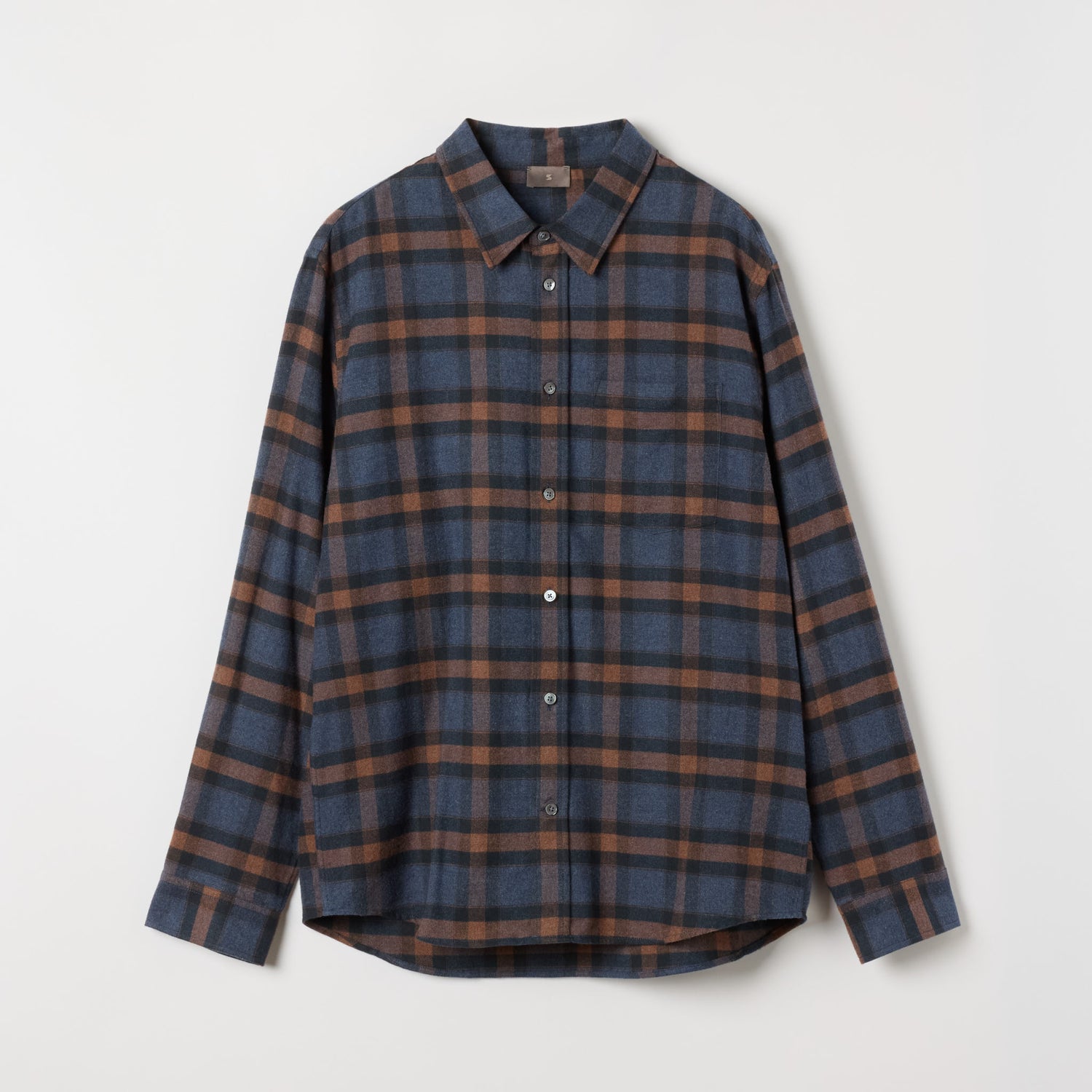Men's Relaxed Cotton Flannel Shirt