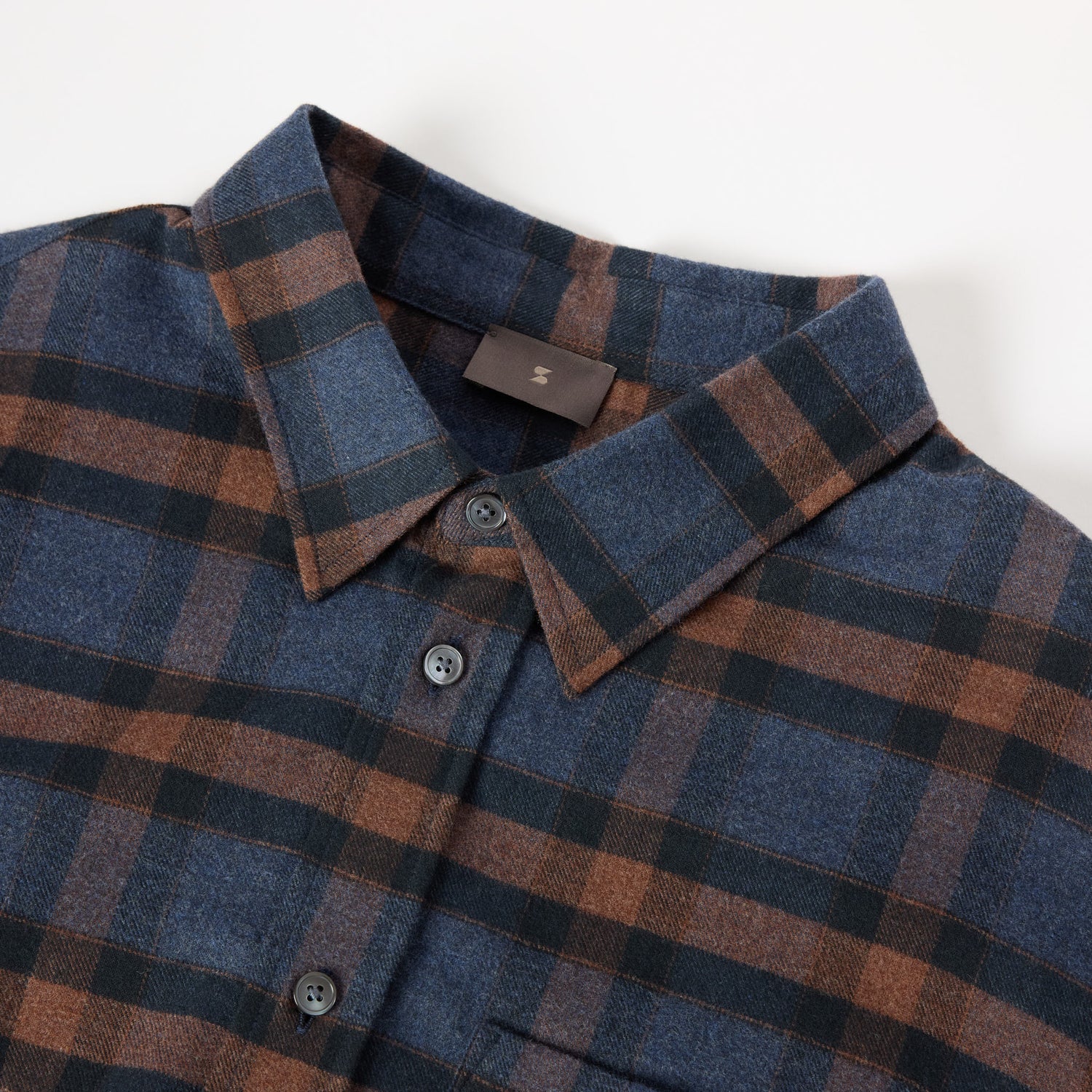 Men's Relaxed Cotton Flannel Shirt