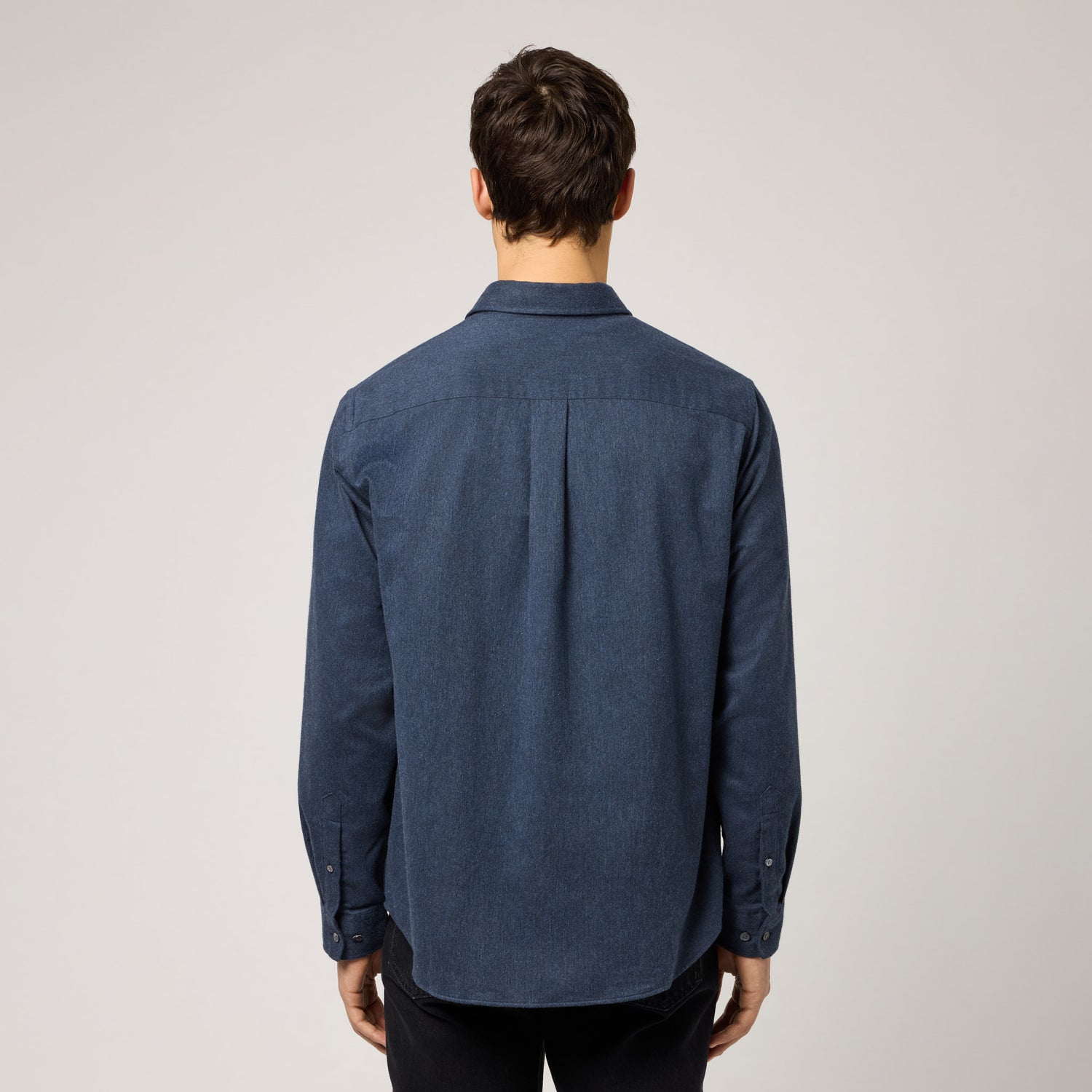 Men's Relaxed Cotton Flannel Shirt