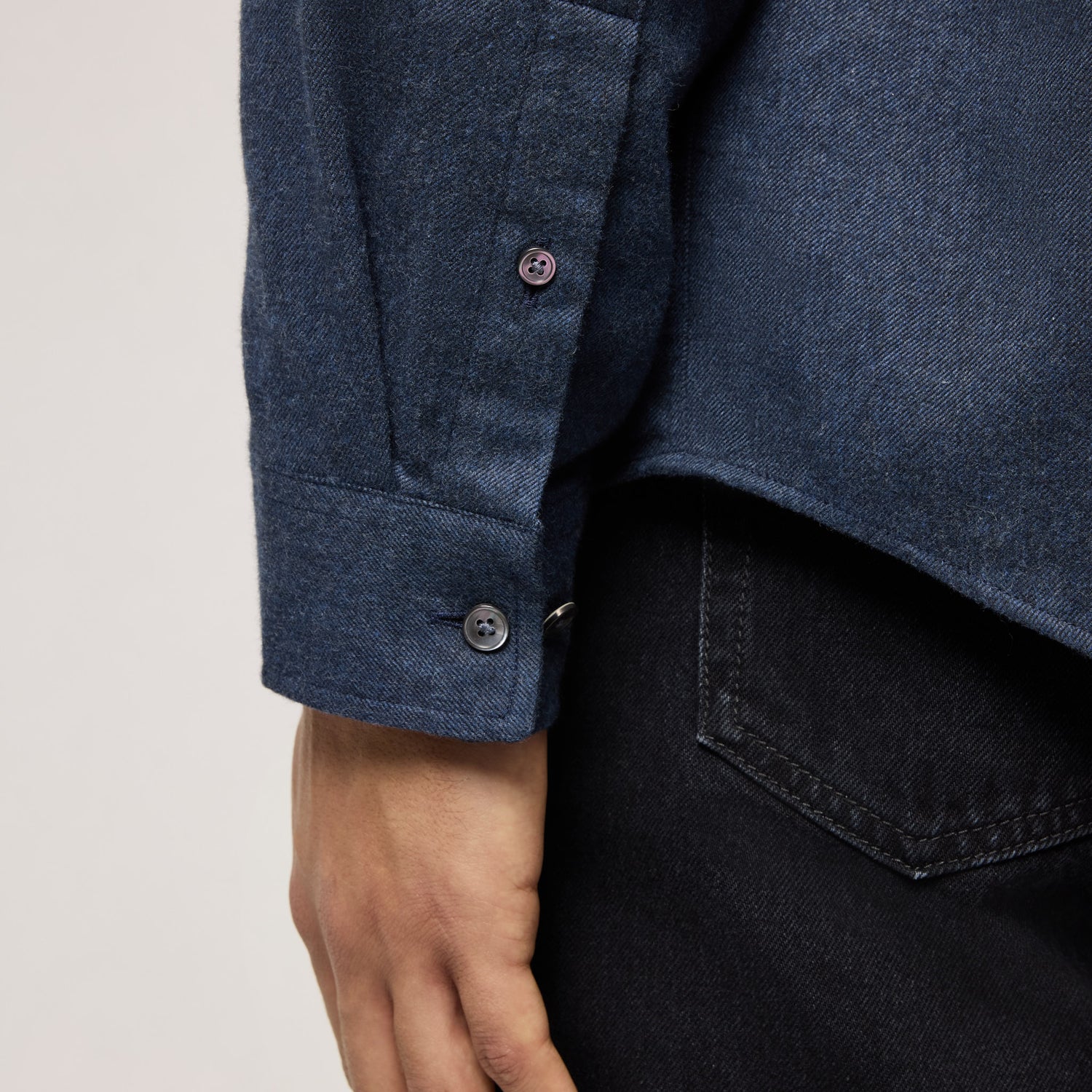 Men's Relaxed Cotton Flannel Shirt