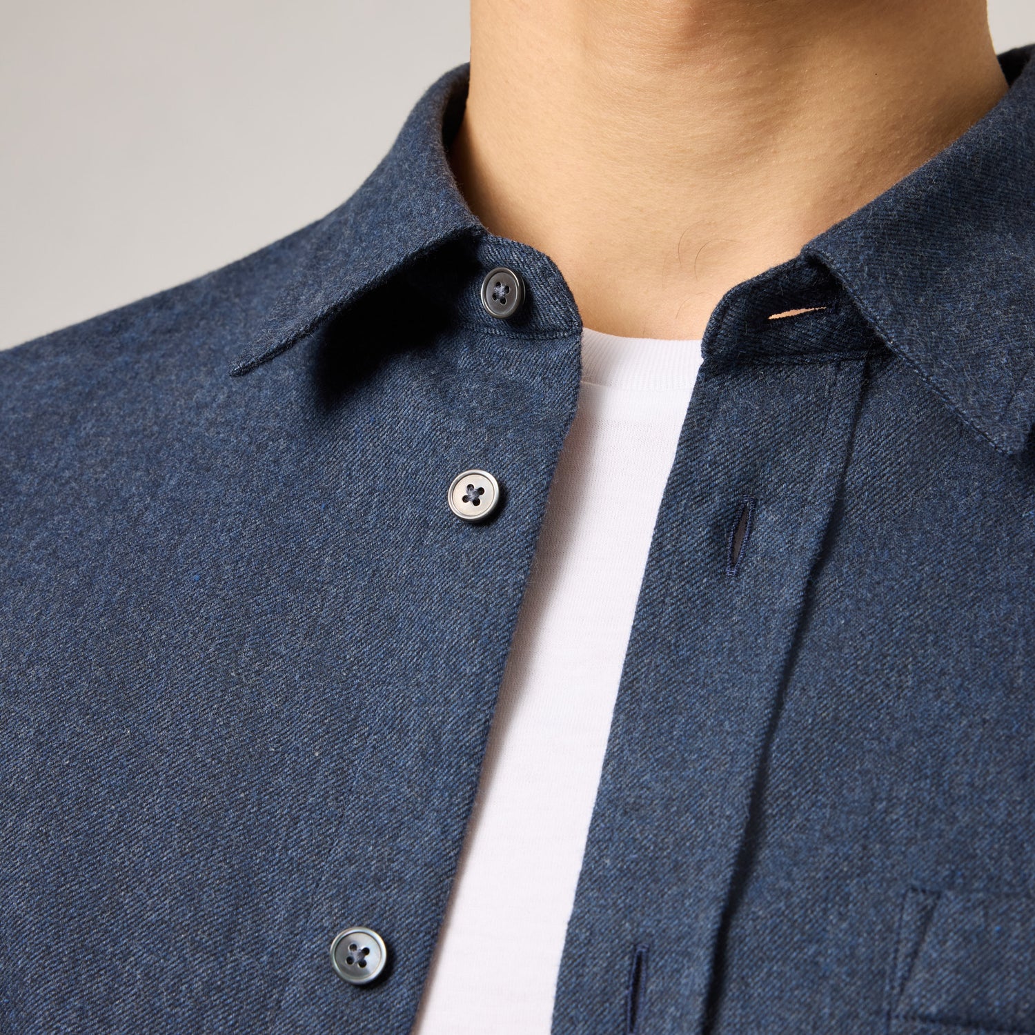 Men's Relaxed Cotton Flannel Shirt