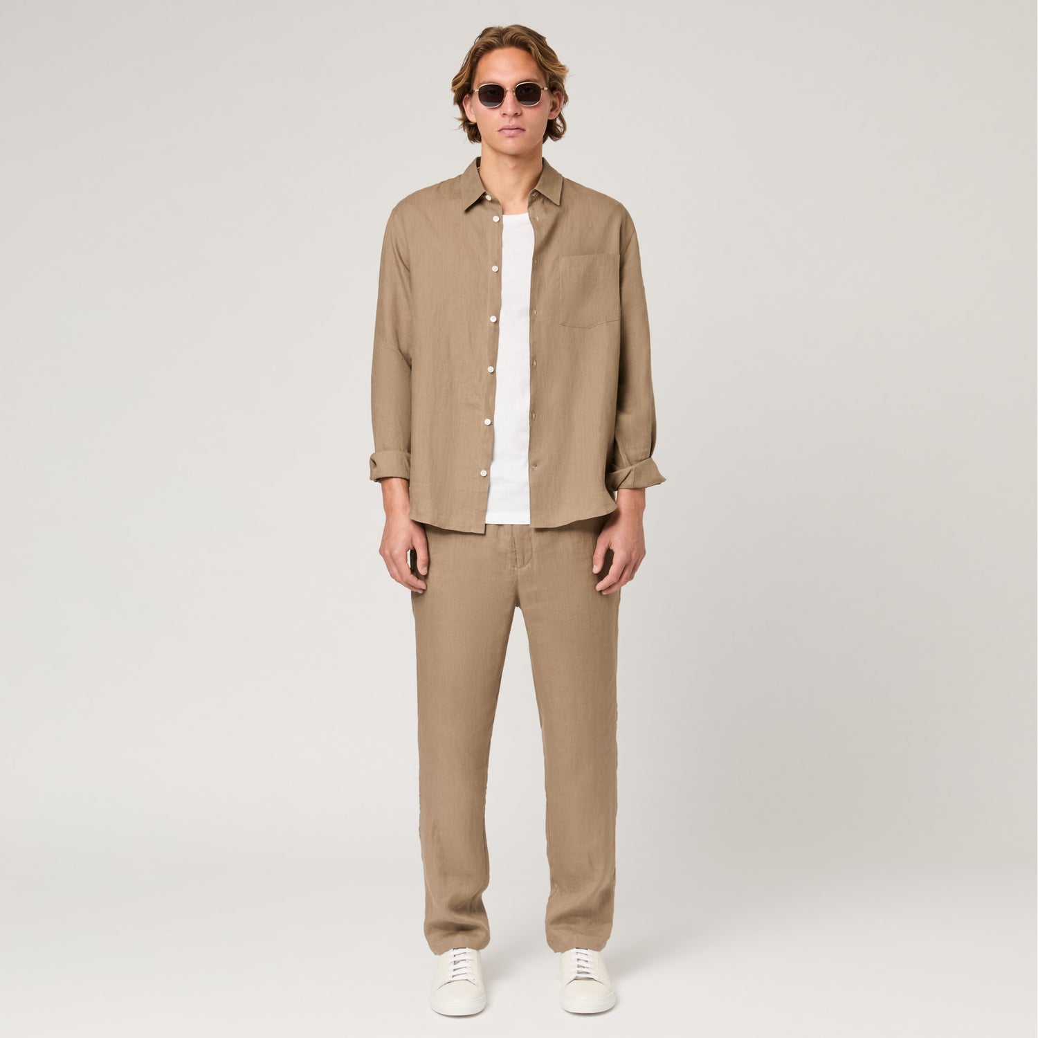 Men's Relaxed Linen Shirt
