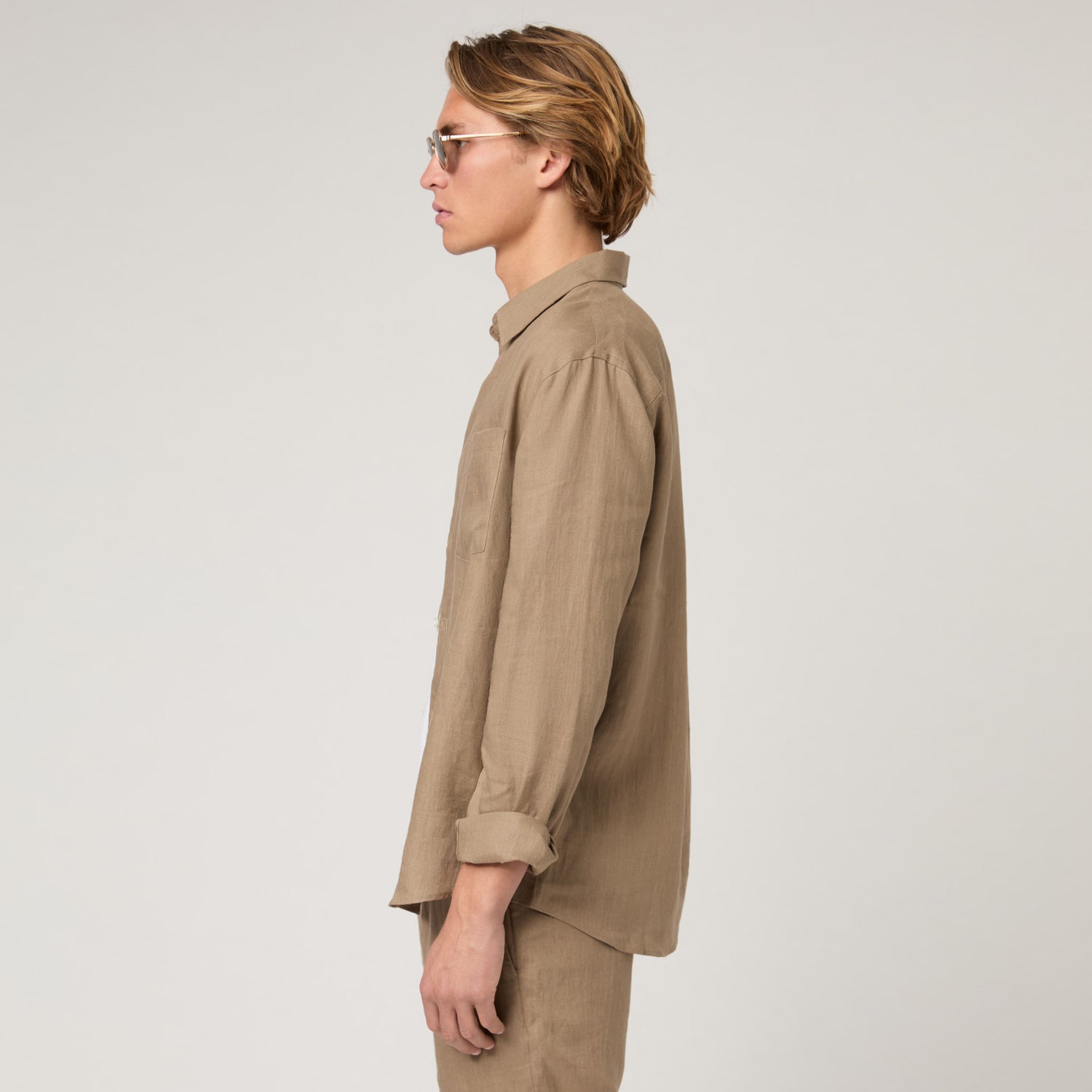 Men's Relaxed Linen Shirt
