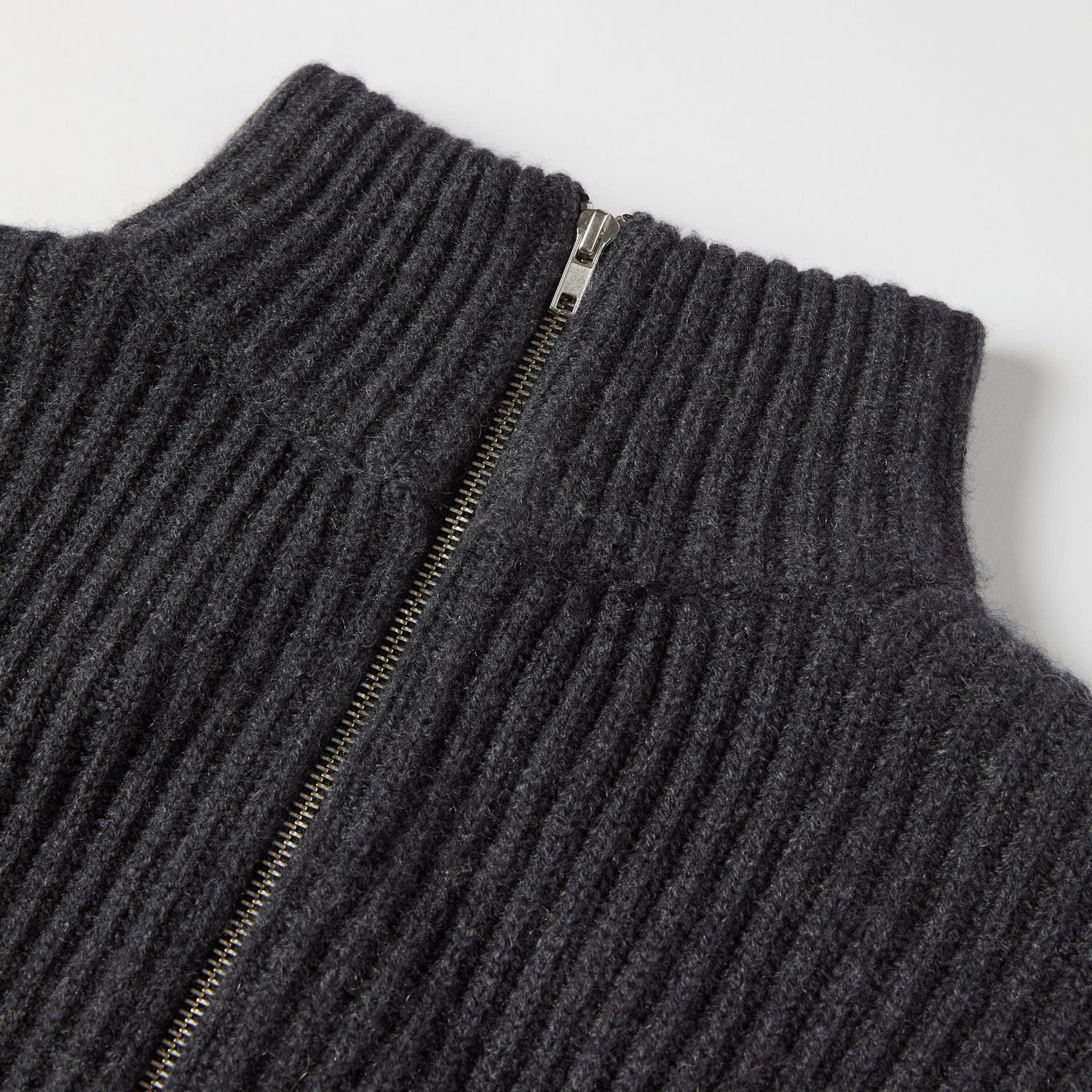 Men's Wool-Cashmere Zip Cardigan