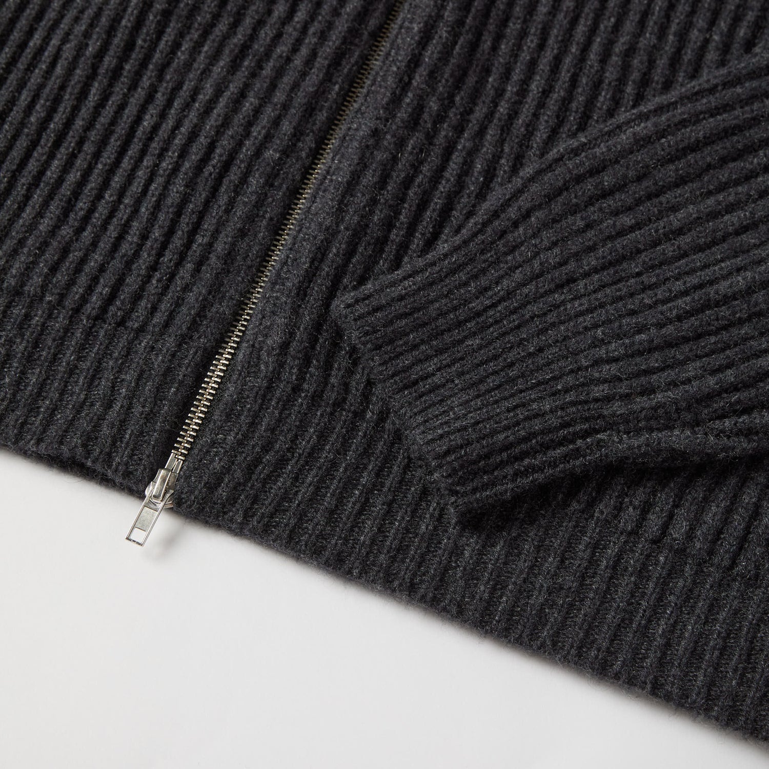Men's Wool-Cashmere Zip Cardigan